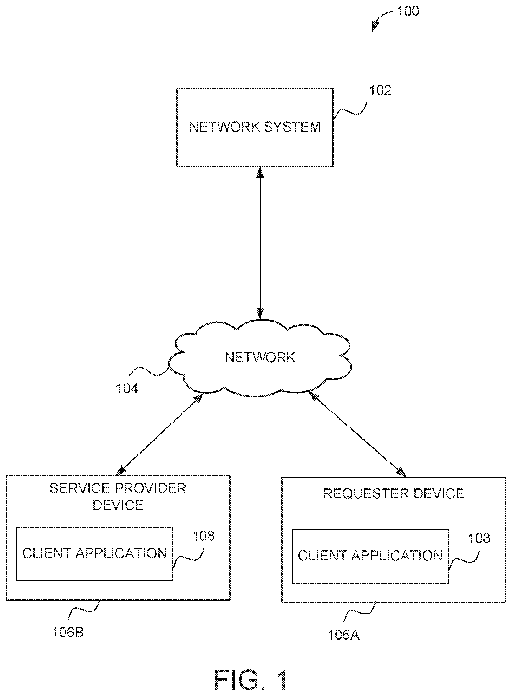 Patent US12366457 — Point of interest based pickup coordination system — Figure 1