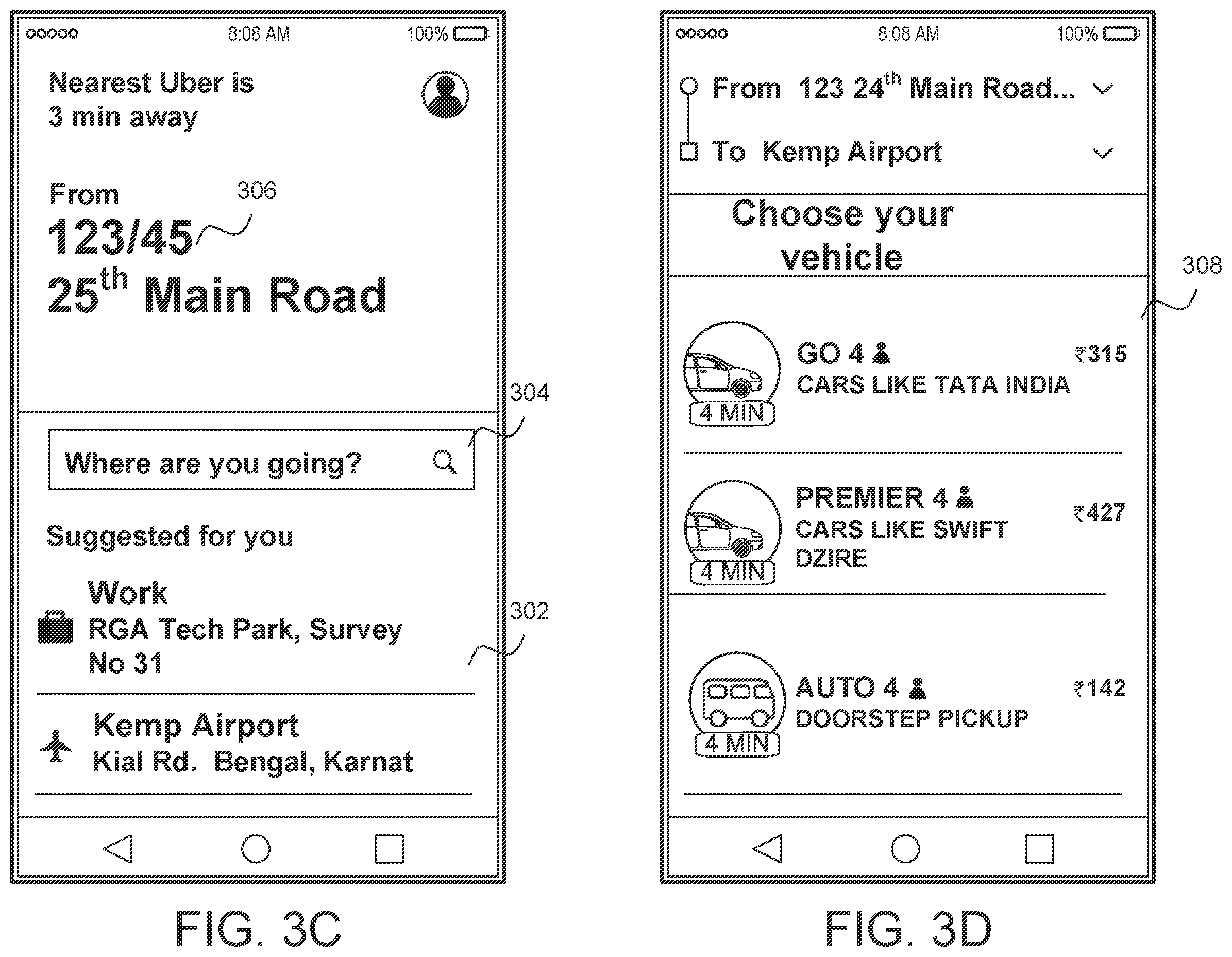 Patent US12366457 Figure 4 – Point of interest based pickup coordination system