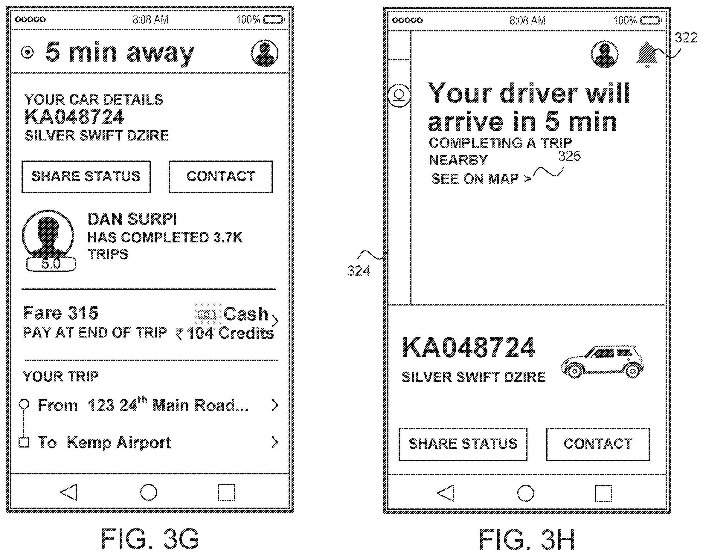 Patent US12366457 Figure 6 – Point of interest based pickup coordination system
