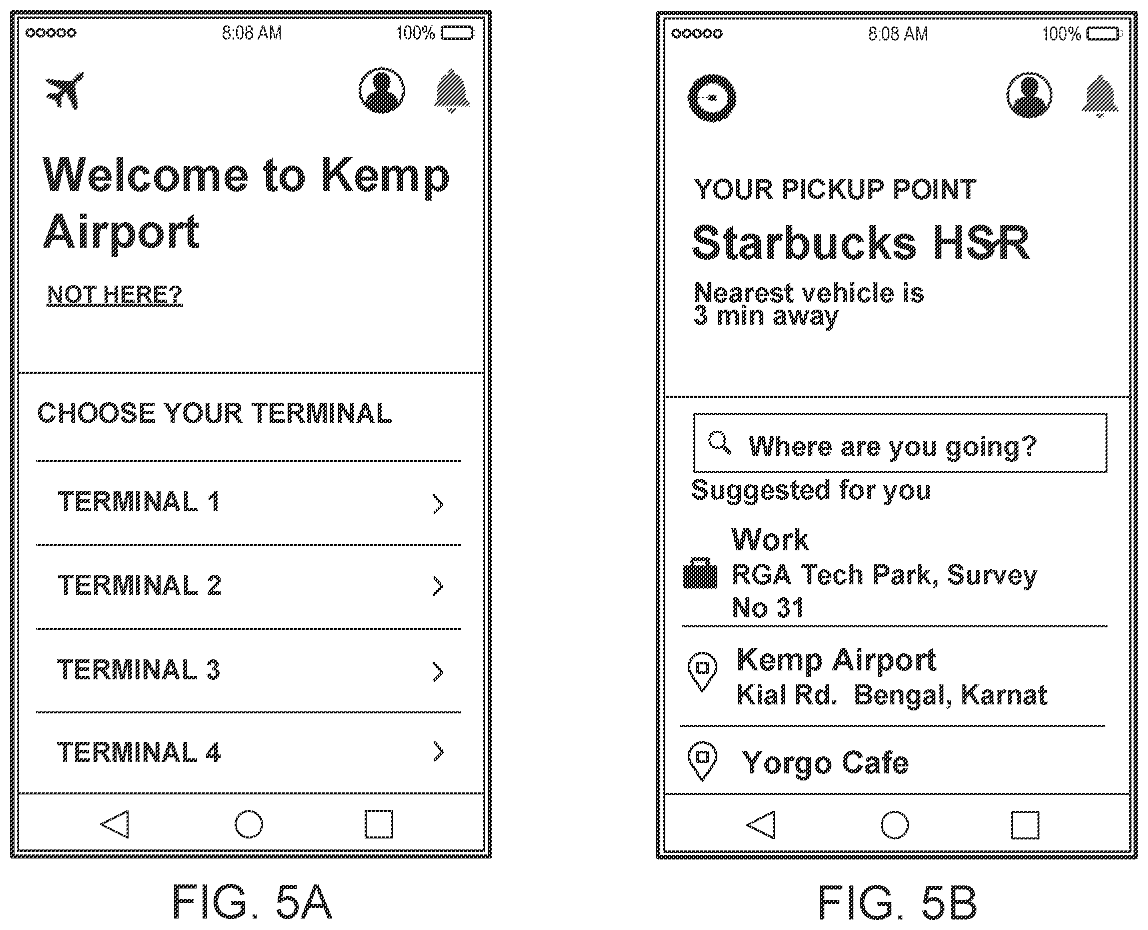 Patent US12366457 Figure 10 – Point of interest based pickup coordination system