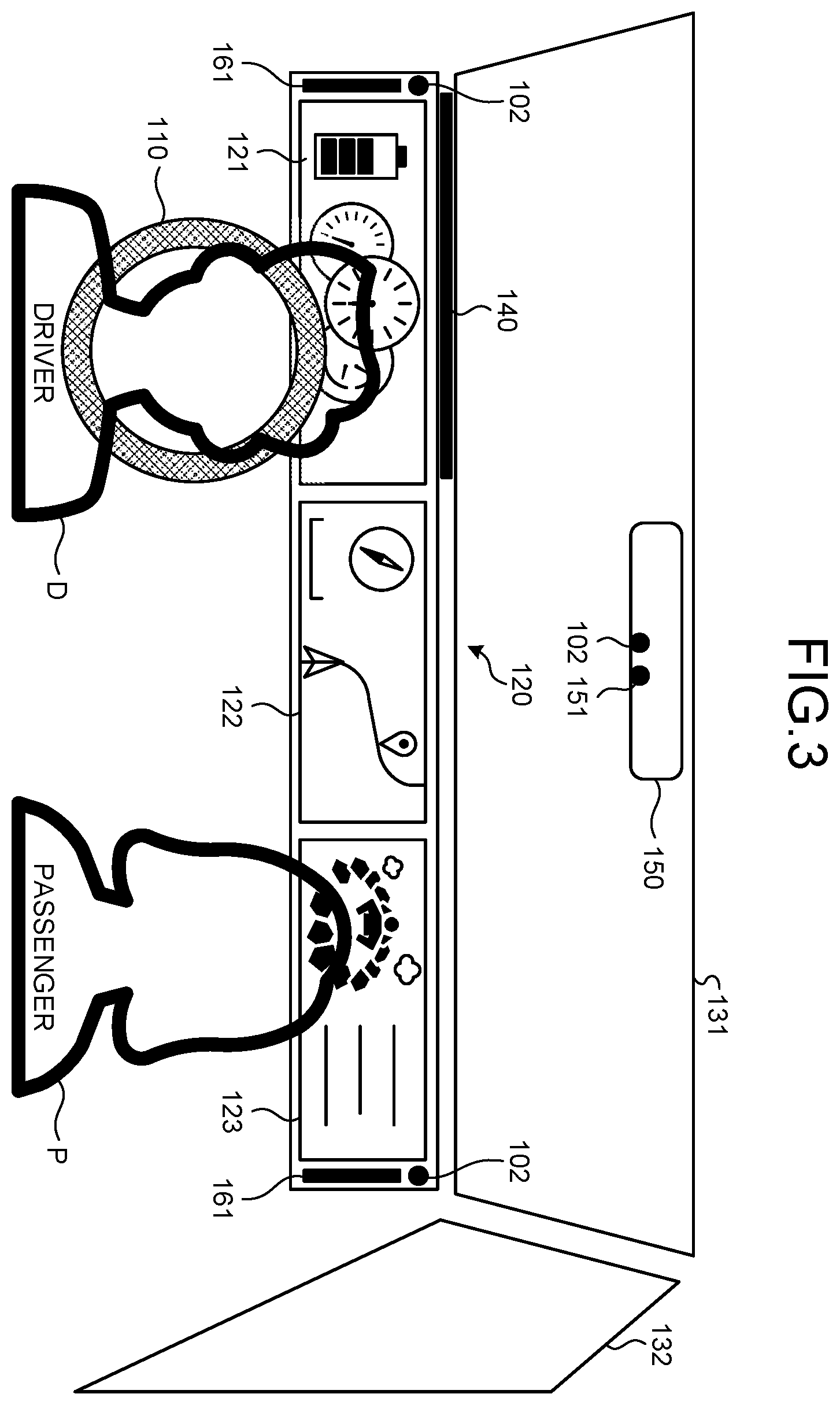 Patent US12366458 Figure 3 – Information presentation method, information presentation system, and computer-readable medium