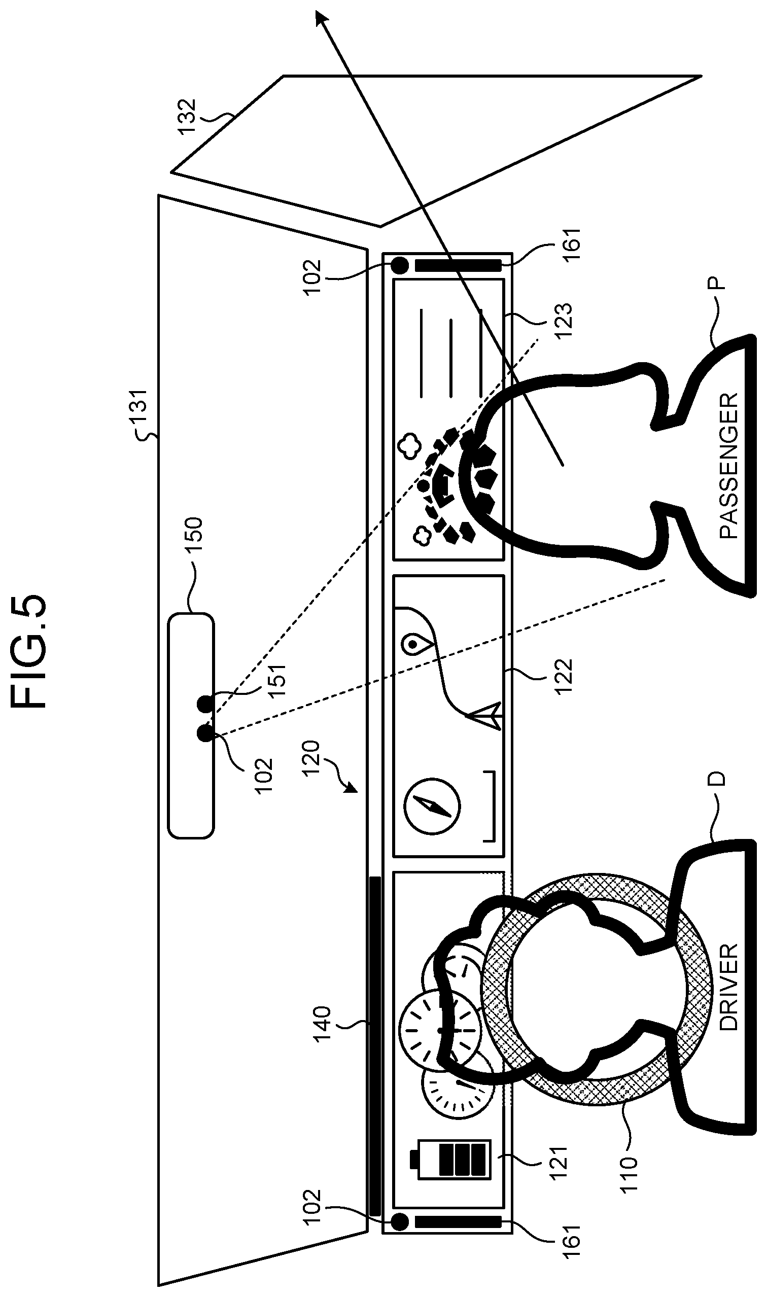 Patent US12366458 Figure 5 – Information presentation method, information presentation system, and computer-readable medium