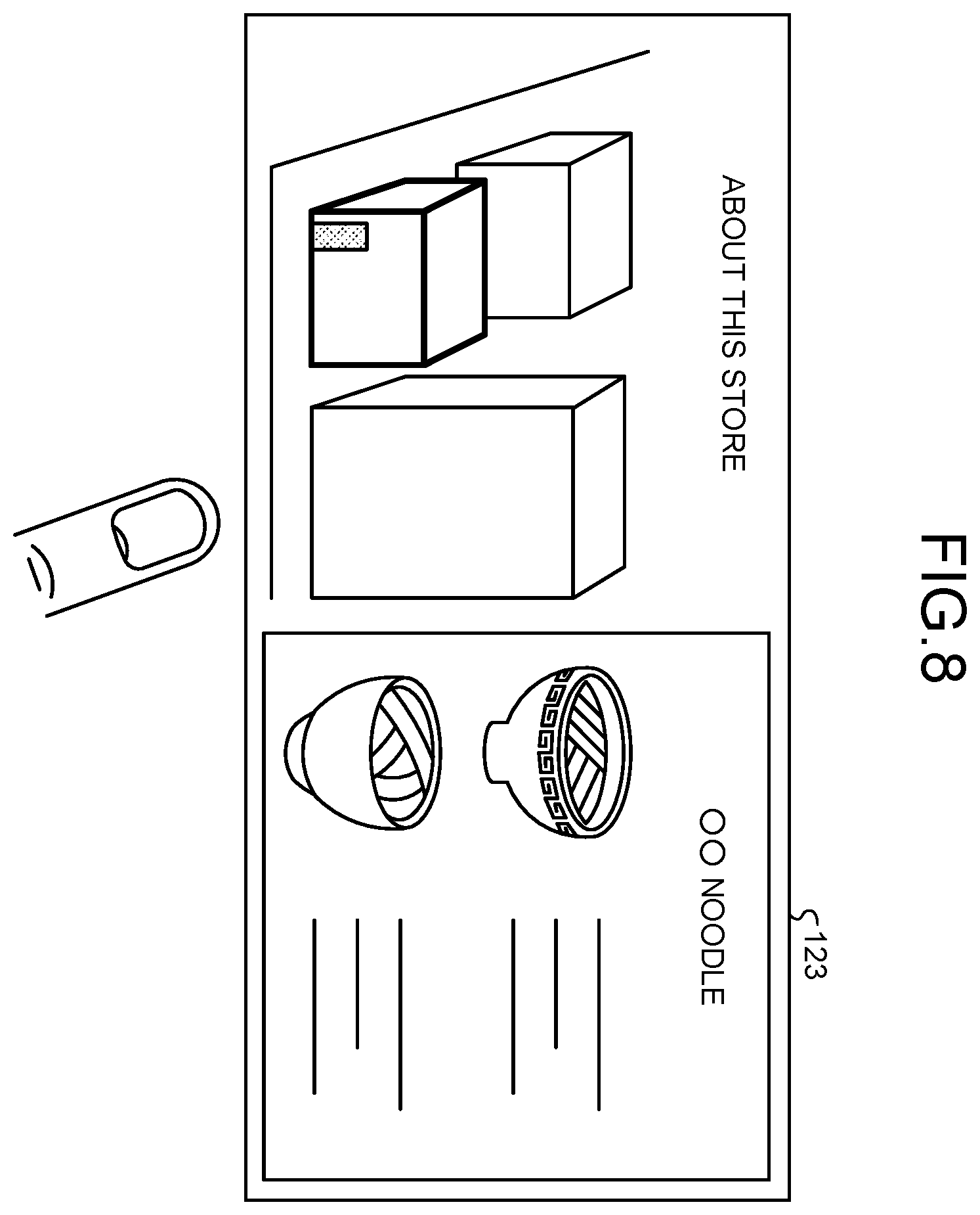 Patent US12366458 Figure 8 – Information presentation method, information presentation system, and computer-readable medium