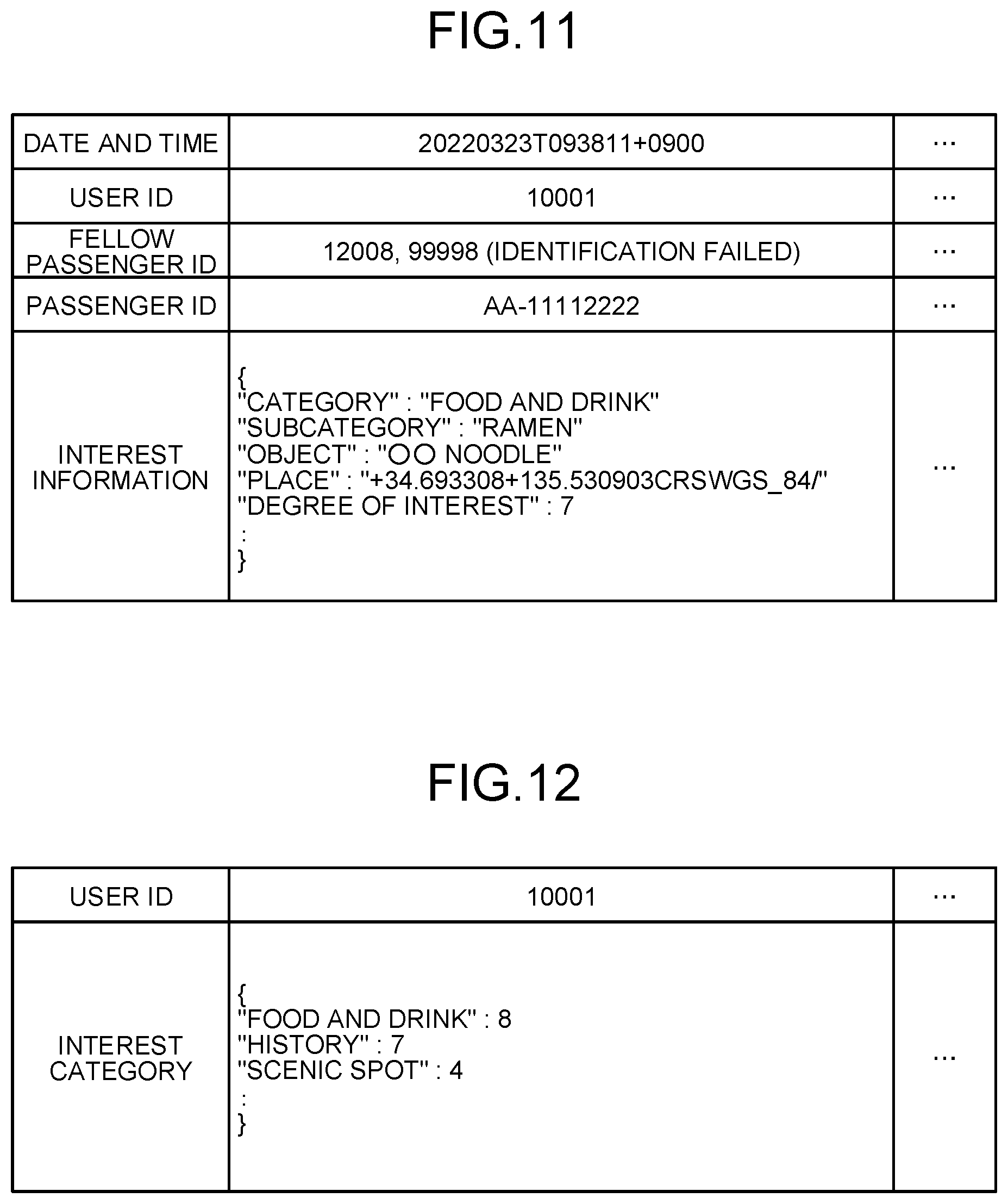 Patent US12366458 Figure 11 – Information presentation method, information presentation system, and computer-readable medium