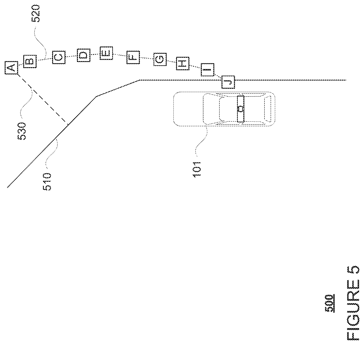 Patent US12366461 Figure 5 – Inconvenience for passenger pickups and drop offs for autonomous vehicles