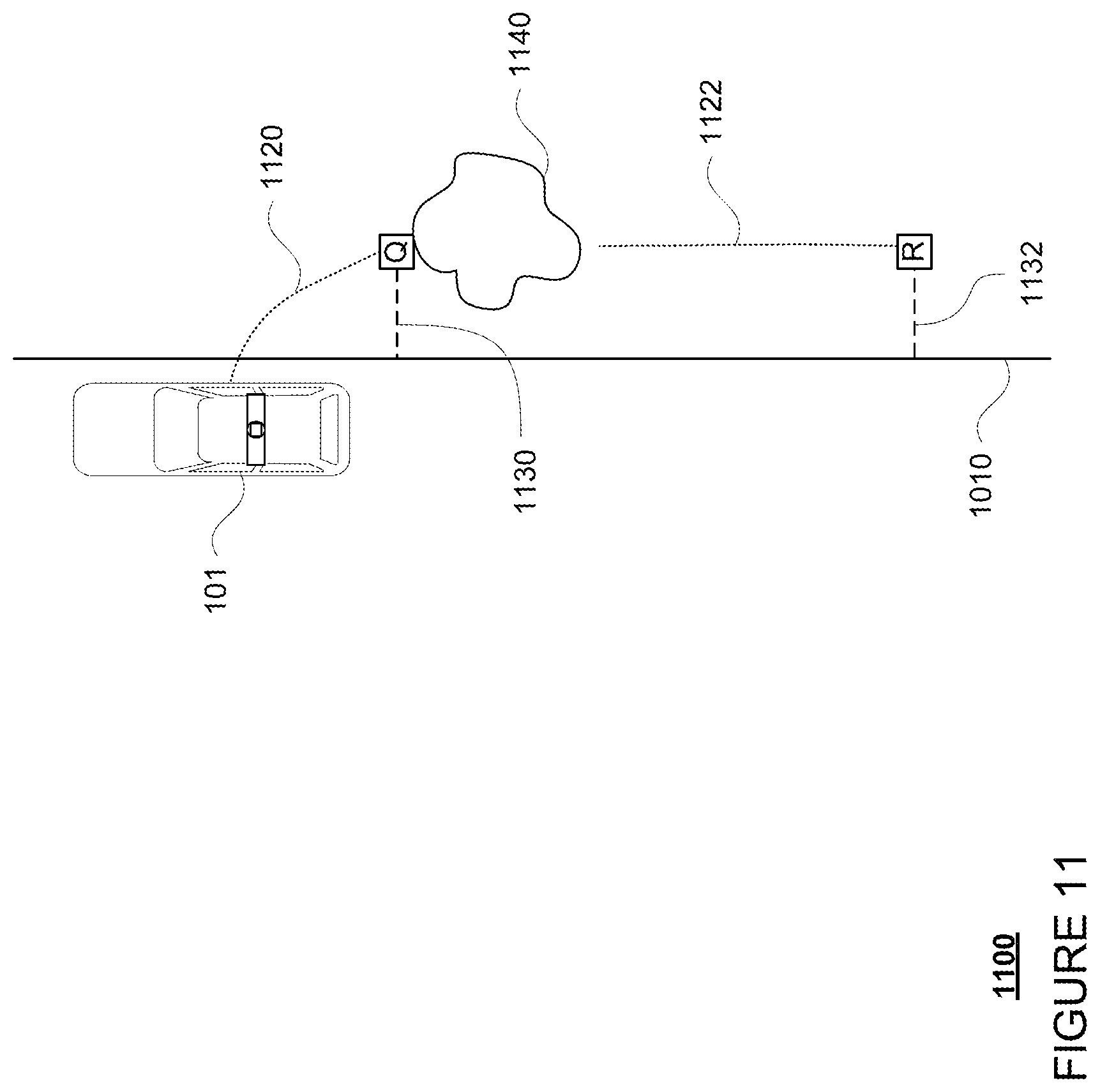 Patent US12366461 Figure 11 – Inconvenience for passenger pickups and drop offs for autonomous vehicles
