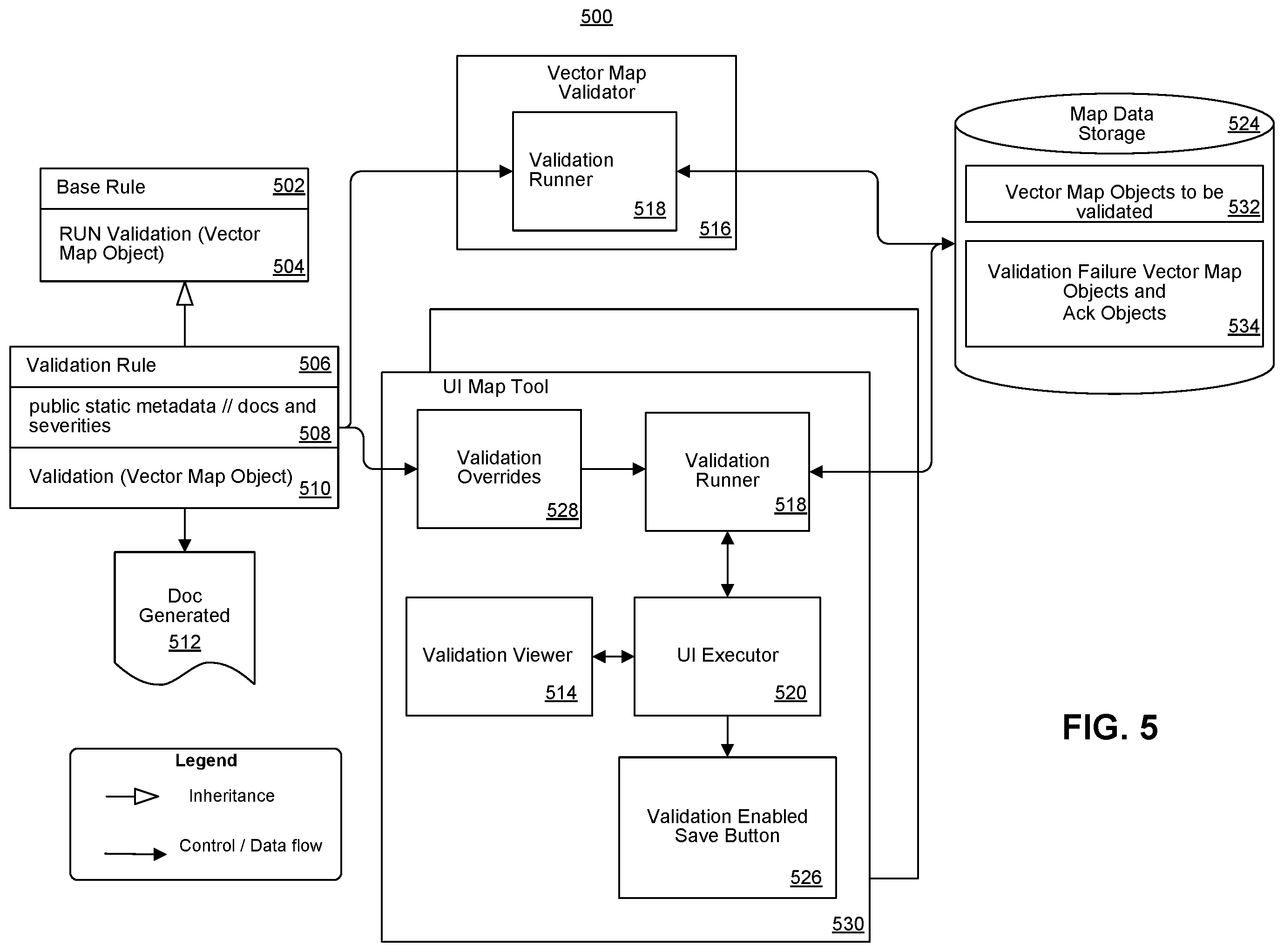 Patent US12366462 Figure 5 – Validating high definition mapping data