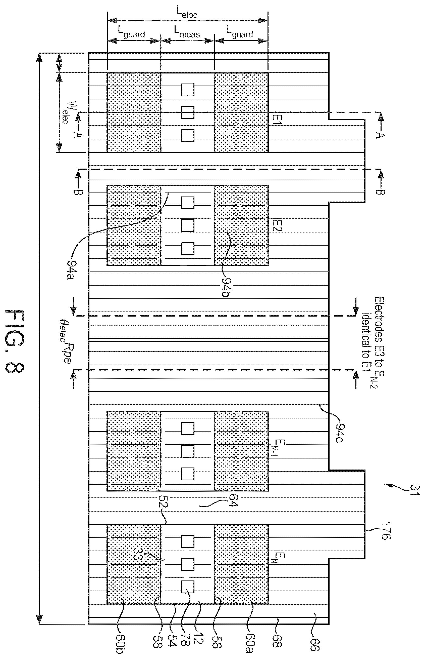 Patent US12366471 Figure 4 – Apparatus for monitoring fluid flow in a pipe using electromagnetic velocity tomography
