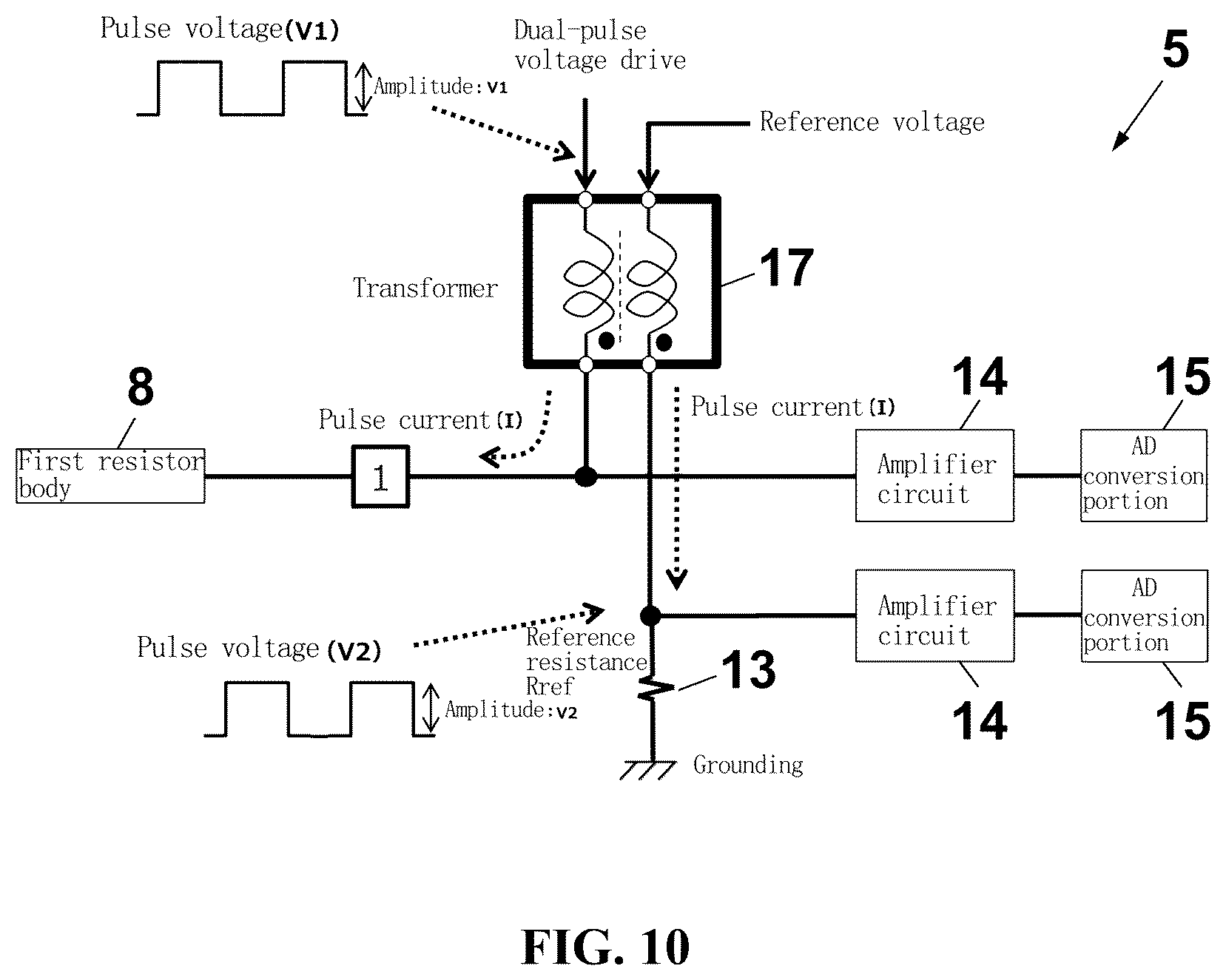 Patent US12366474 Figure 10 – Thermal type flowmeter