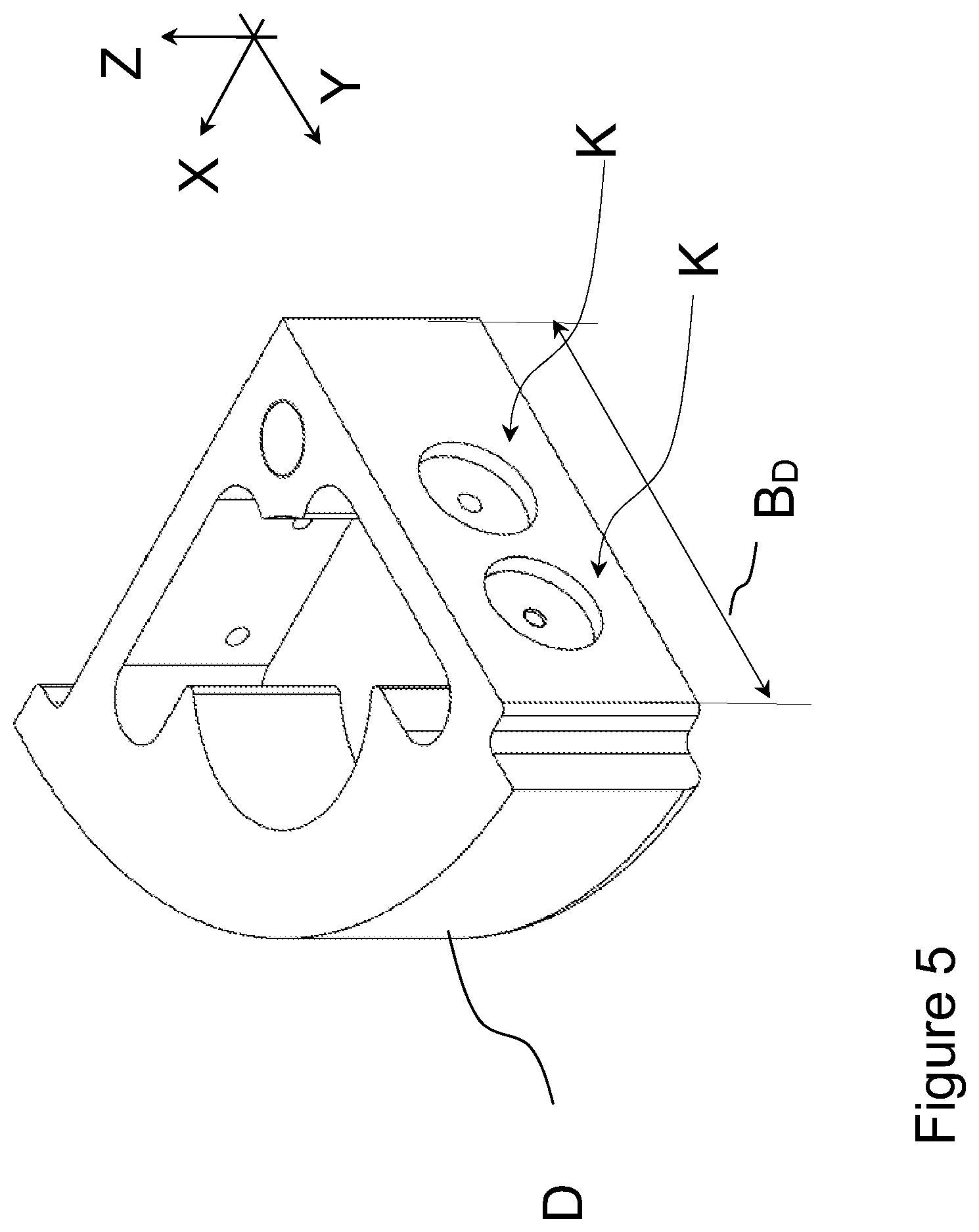 Patent US12366477 Figure 5 – Test body system