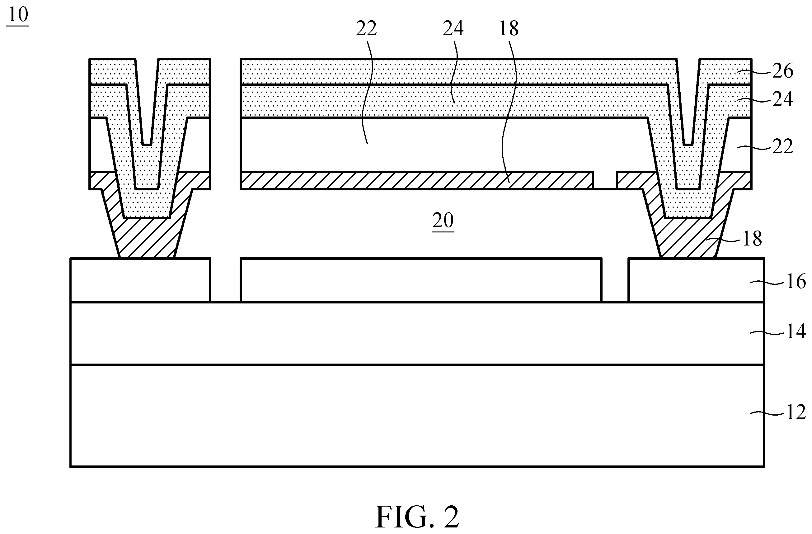 Patent US12366482 Figure 2 – Infrared device and method for manufacturing the same
