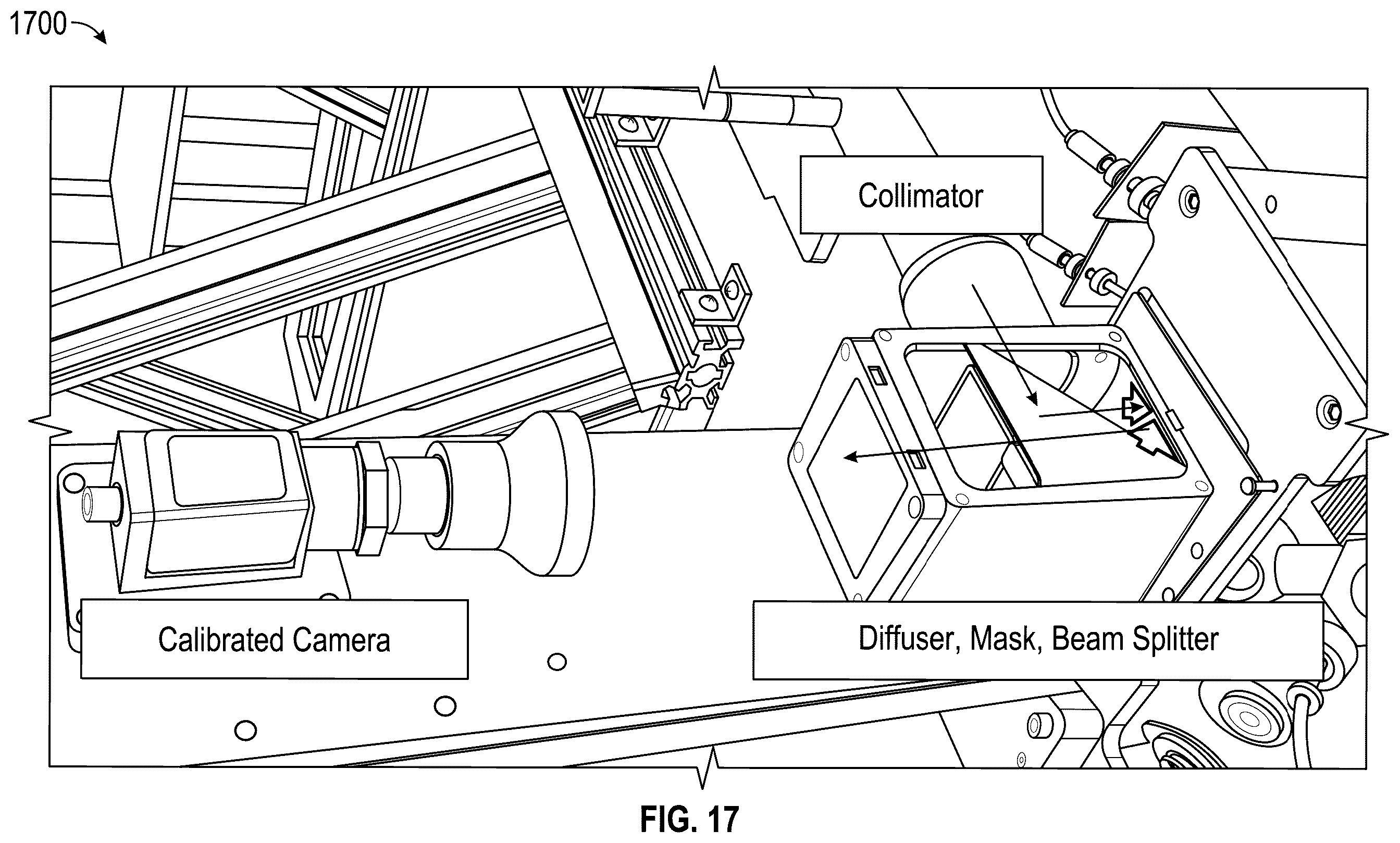 Patent US12366483 Figure 17 – Wavefront sensors with irregular aperture masks, diffusers, and cameras, and methods of making and using the same