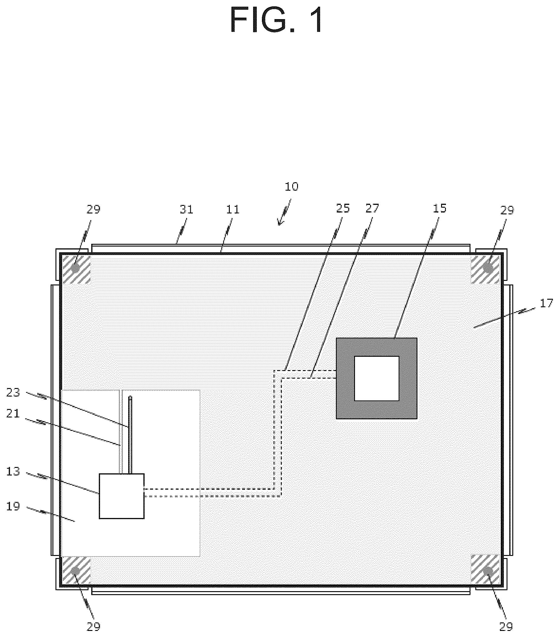 Patent US12366485 Figure 1 – Electronic circuit with temperature detection element