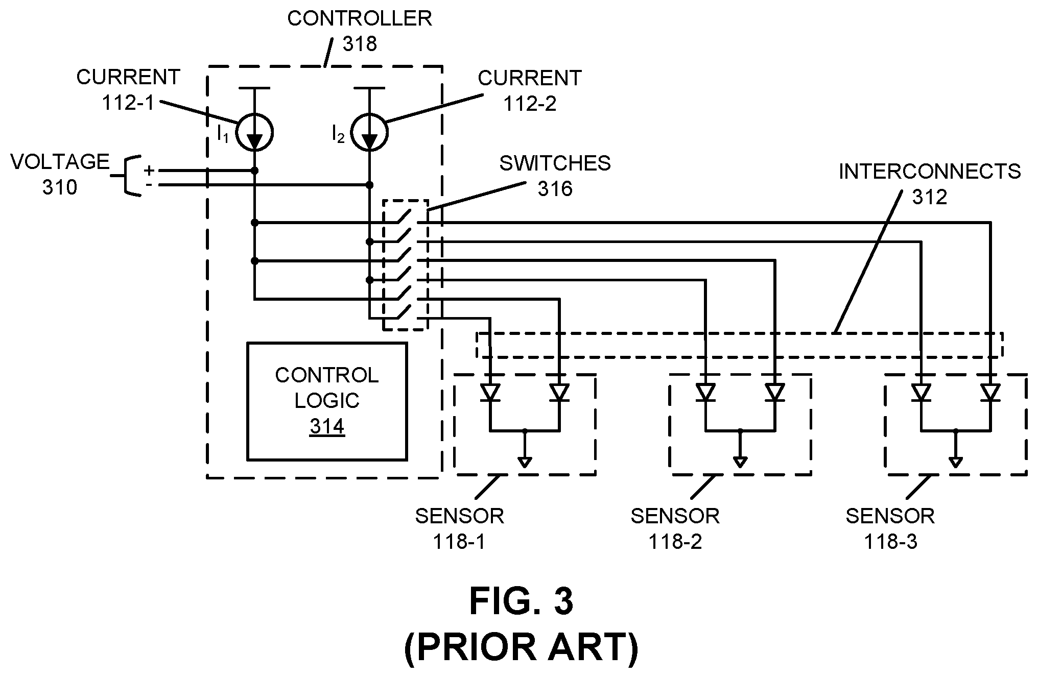 Patent US12366486 Figure 2 – Multi-sensing PTAT for multiple-location temperature sensing