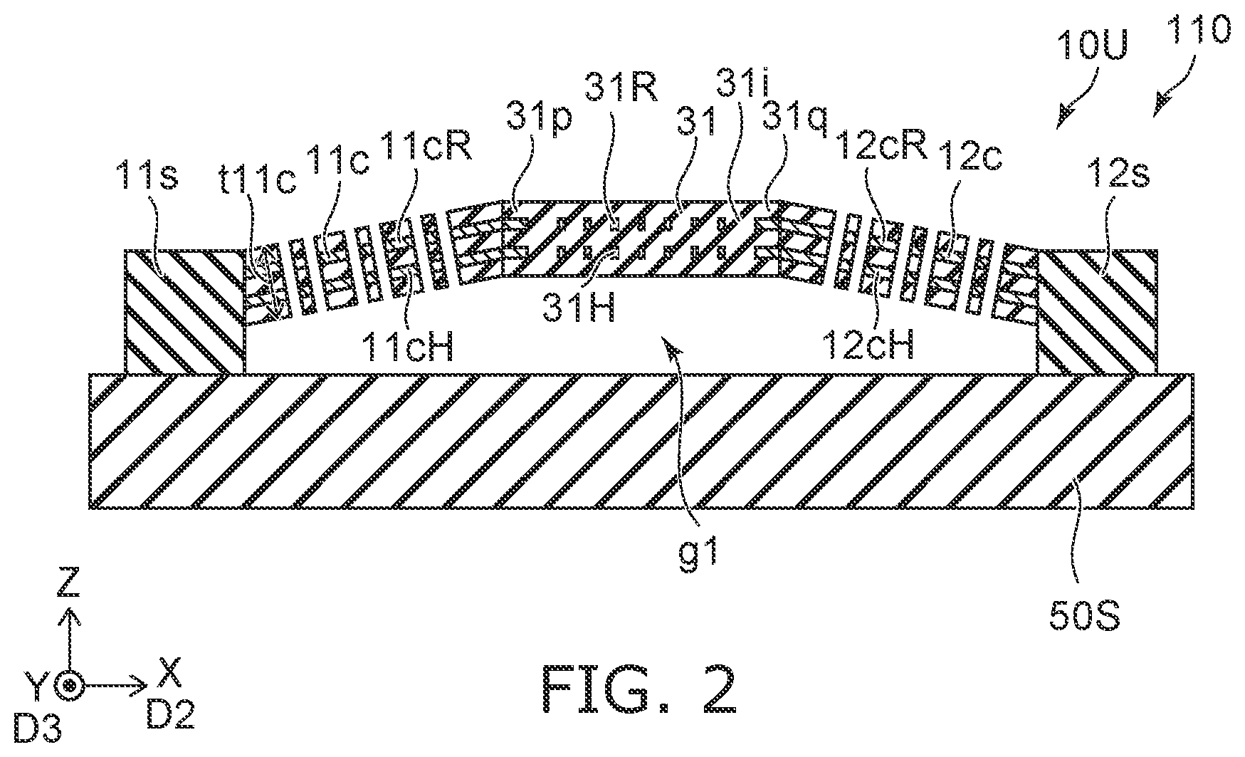 Patent US12366488 Figure 2 – Sensor and sensor system