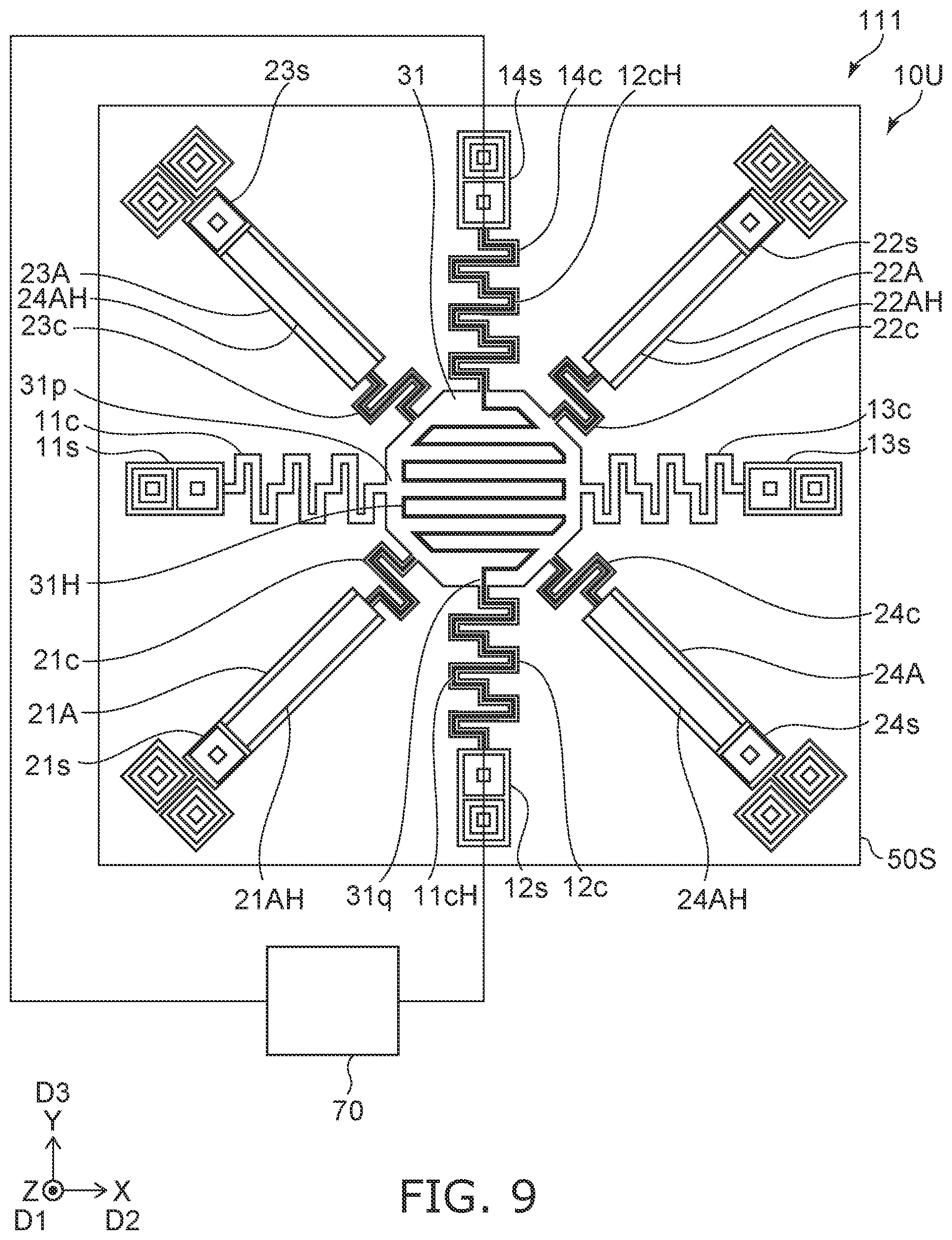 Patent US12366488 Figure 8 – Sensor and sensor system