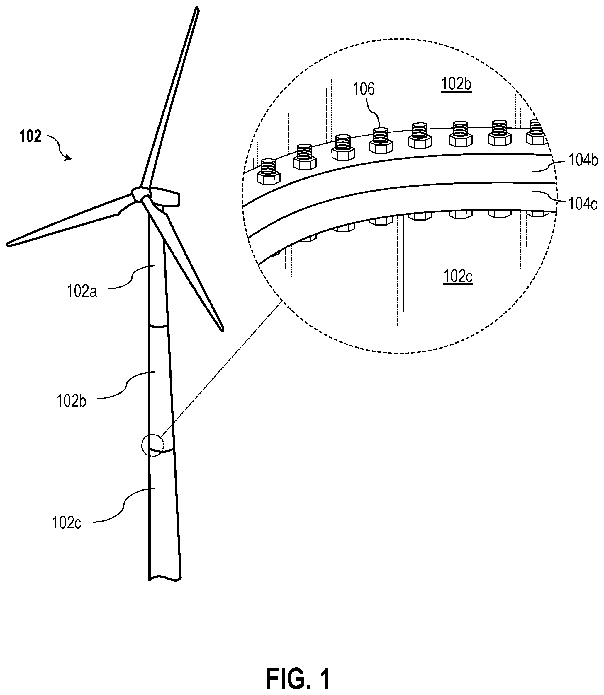 Patent US12366493 Figure 1 – Determining residual tension in threaded fasteners