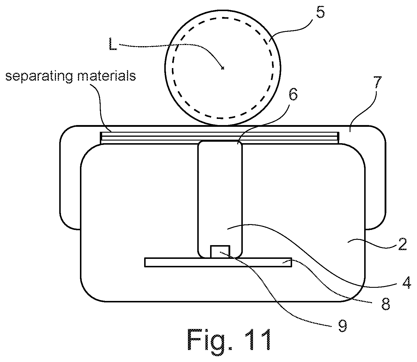 Patent US12366494 Figure 7 – Gel-coupled pressure sensor device with interference-independent contact side for connection to an infusion hose
