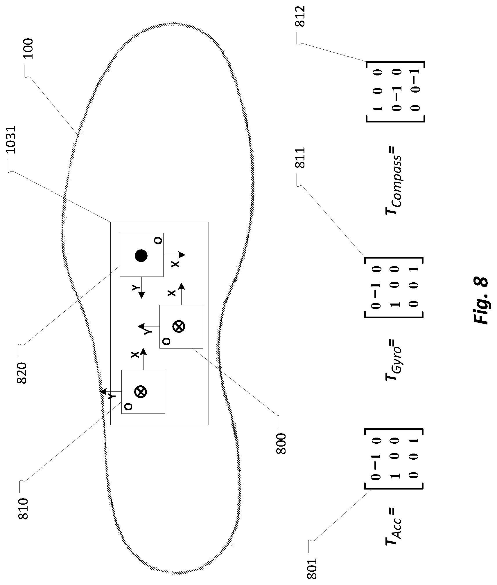 Patent US12366496 Figure 8 – Methods for calibrating a motion and ground reaction force analysis system