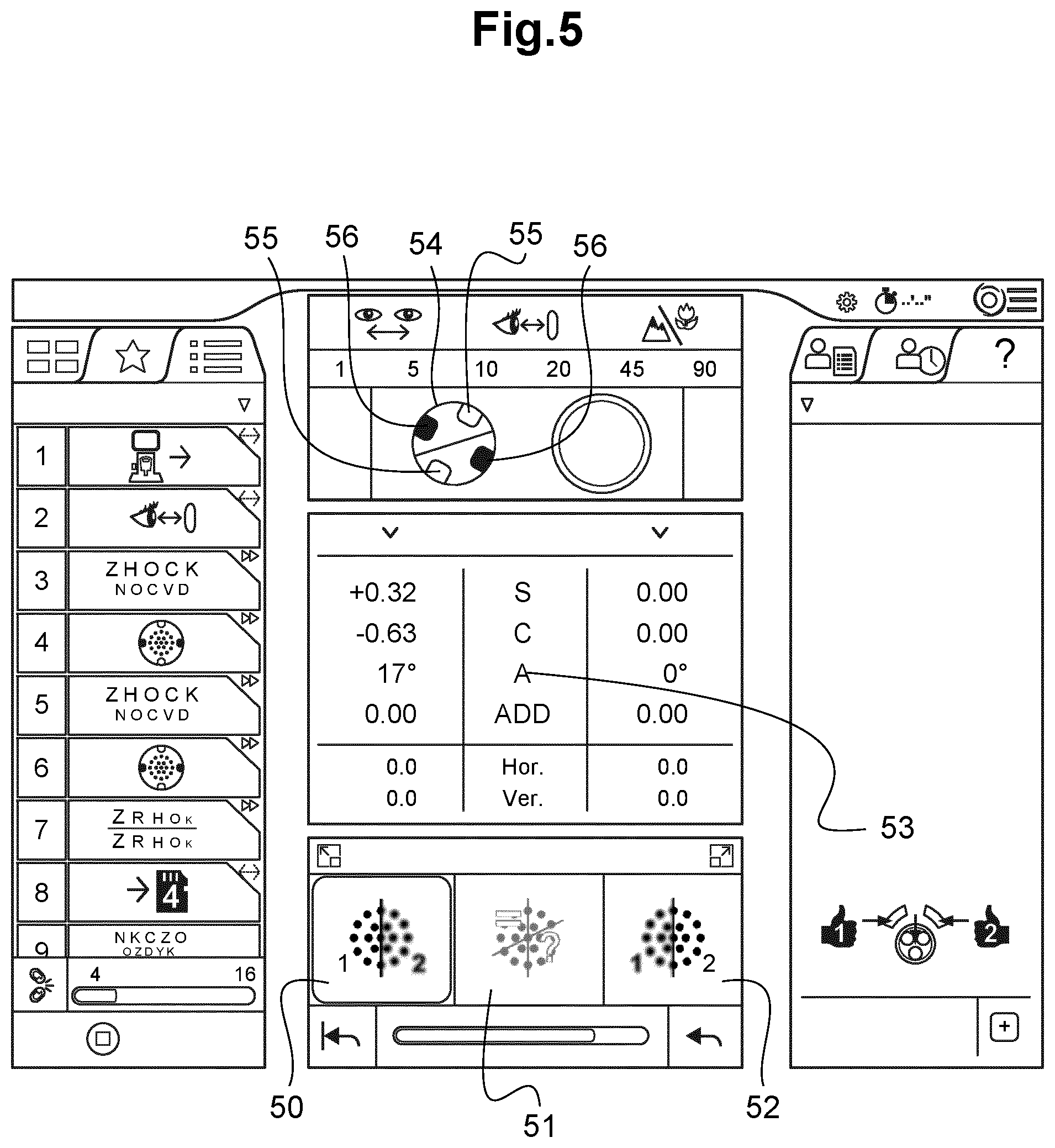 Patent US12366502 Figure 4 – System and method for determining a rounded value of an optical feature of an ophthalmic lens adapted to provide a dioptric correction for improving the vision of a subject