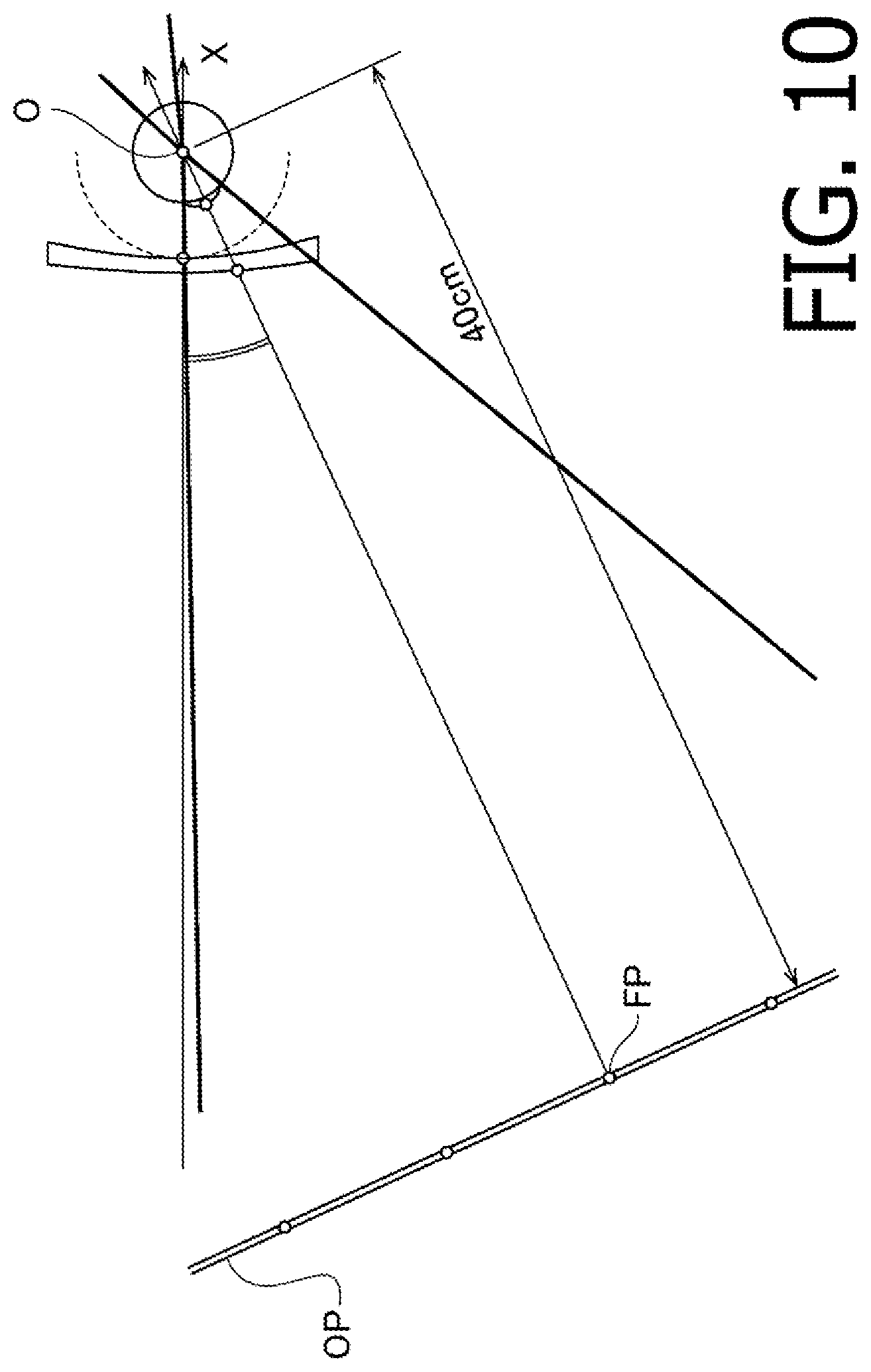 Patent US12366503 Figure 9 – Eyeglasses lens evaluation device