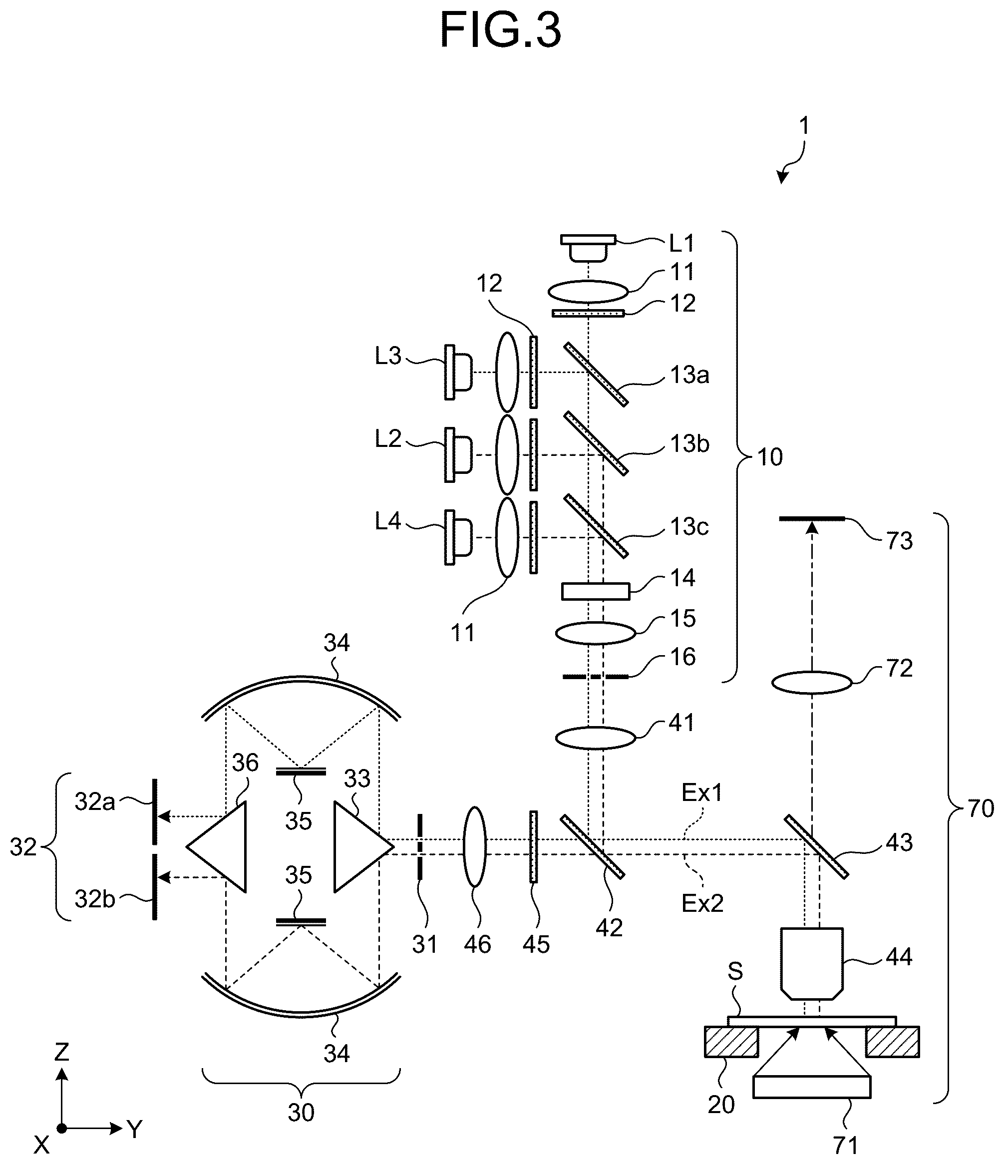 Patent US12366531 Figure 3 – Data generation method, fluorescence observation system, and information processing apparatus