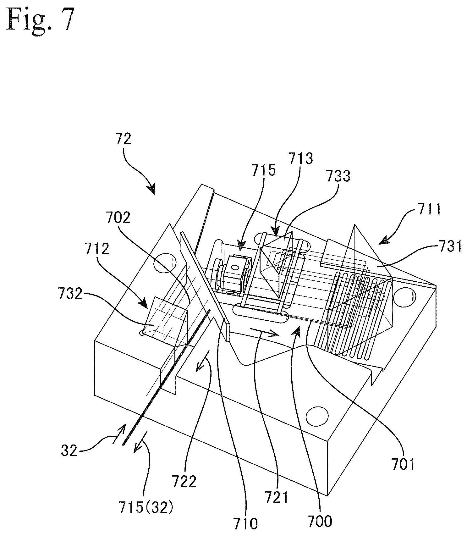 Patent US12366532 Figure 5 – System including a fiber laser module