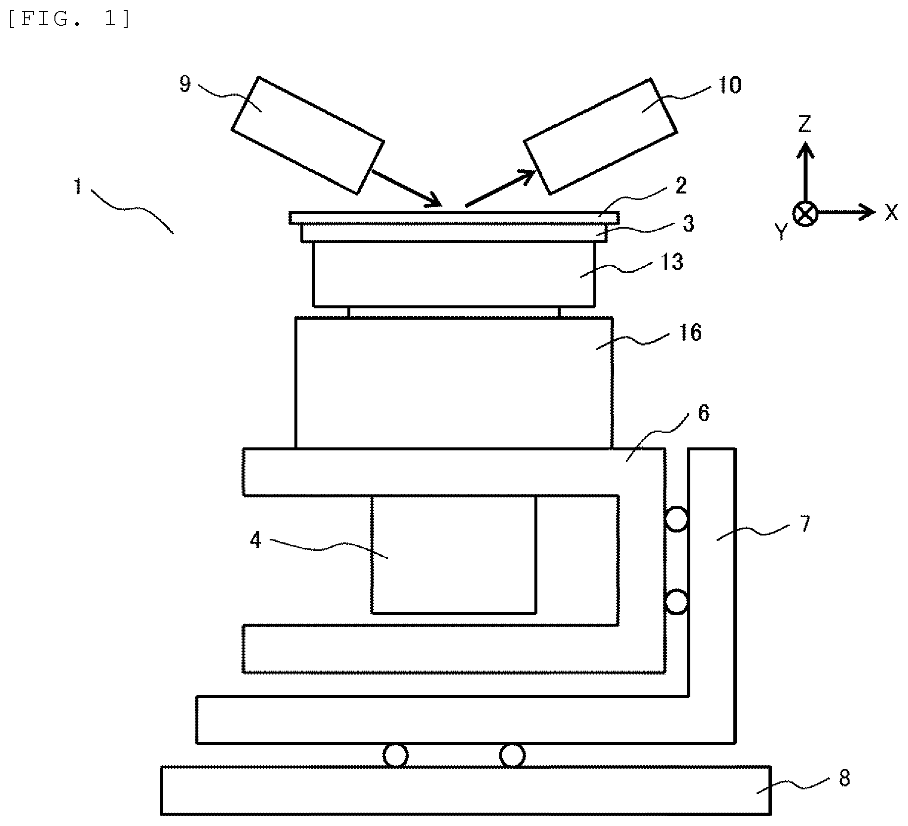 Patent US12366539 — Surface inspection device — Figure 1