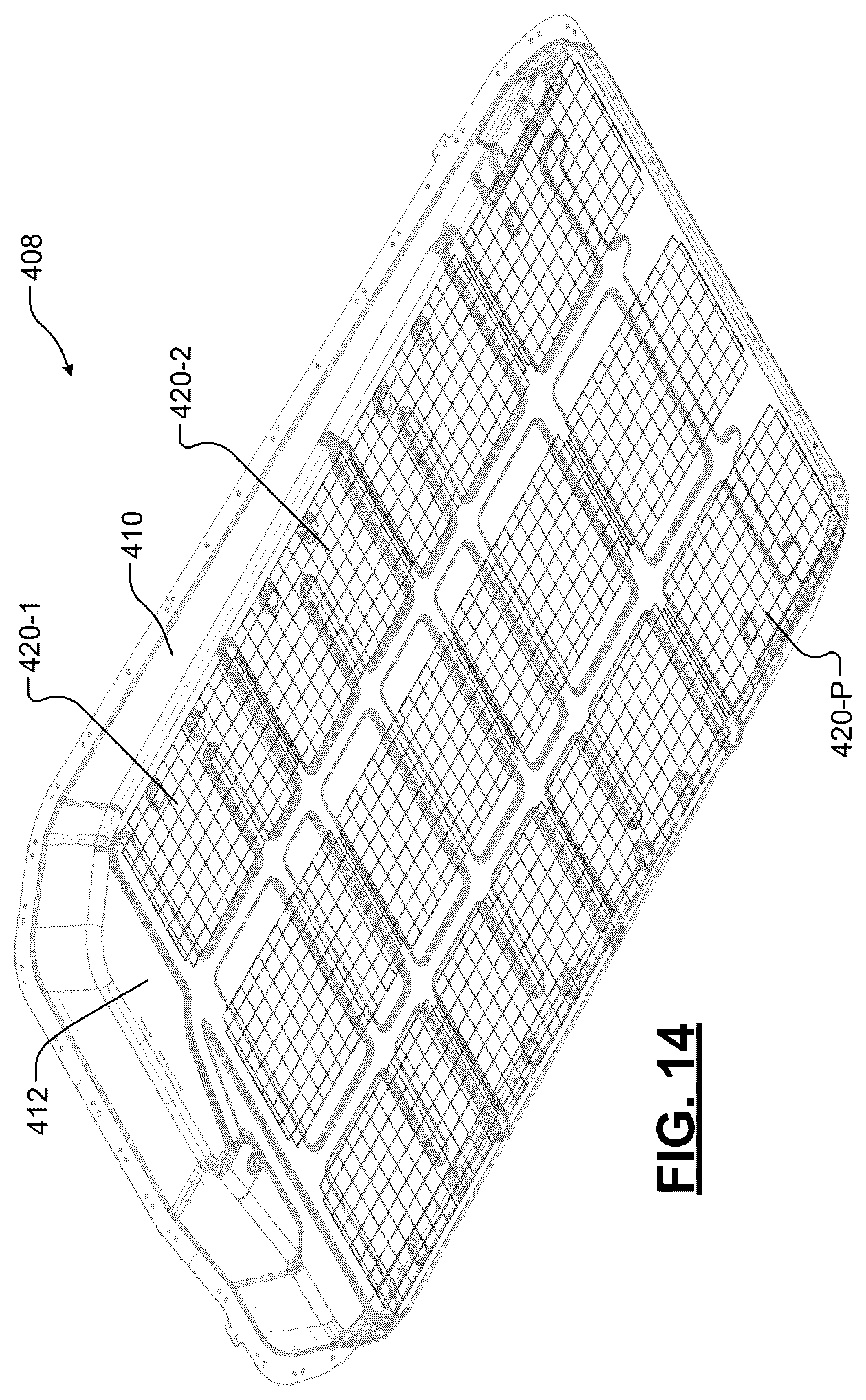 Patent US12366544 Figure 7 – Carbon fiber composite panel with integrated fault detection and health monitoring