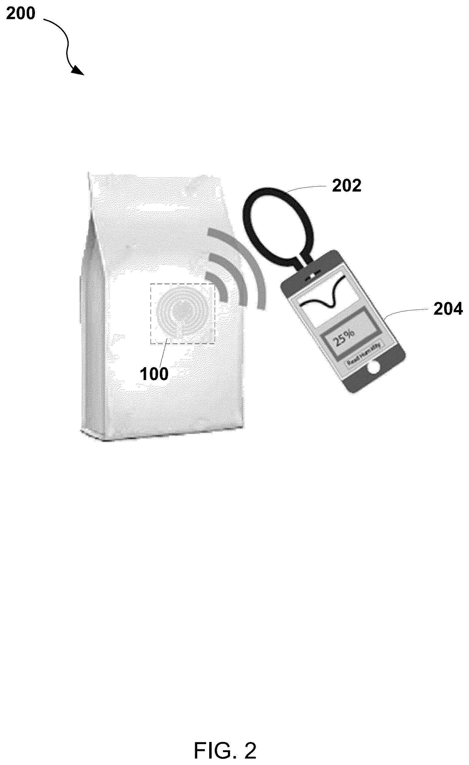Patent US12366545 Figure 2 – Laser ablated wireless humidity sensor