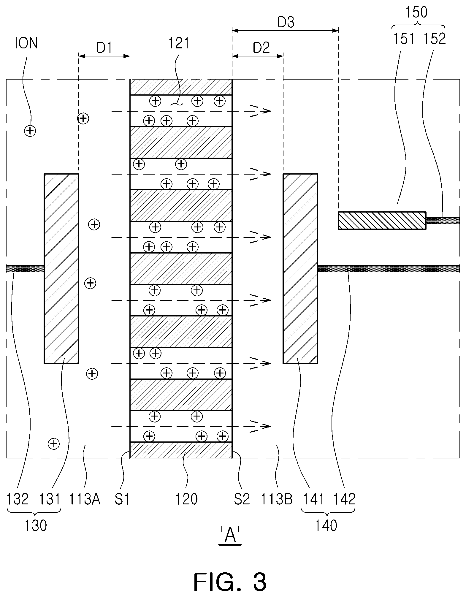 Patent US12366546 Figure 3 – Filter contamination measuring device, filter assembly including the same, and filter contamination measuring method using the same