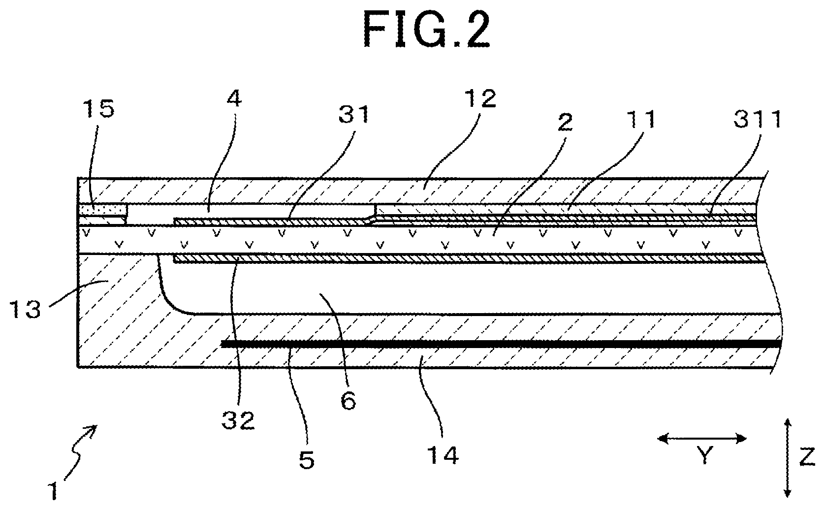 Patent US12366549 Figure 2 – Gas sensor element