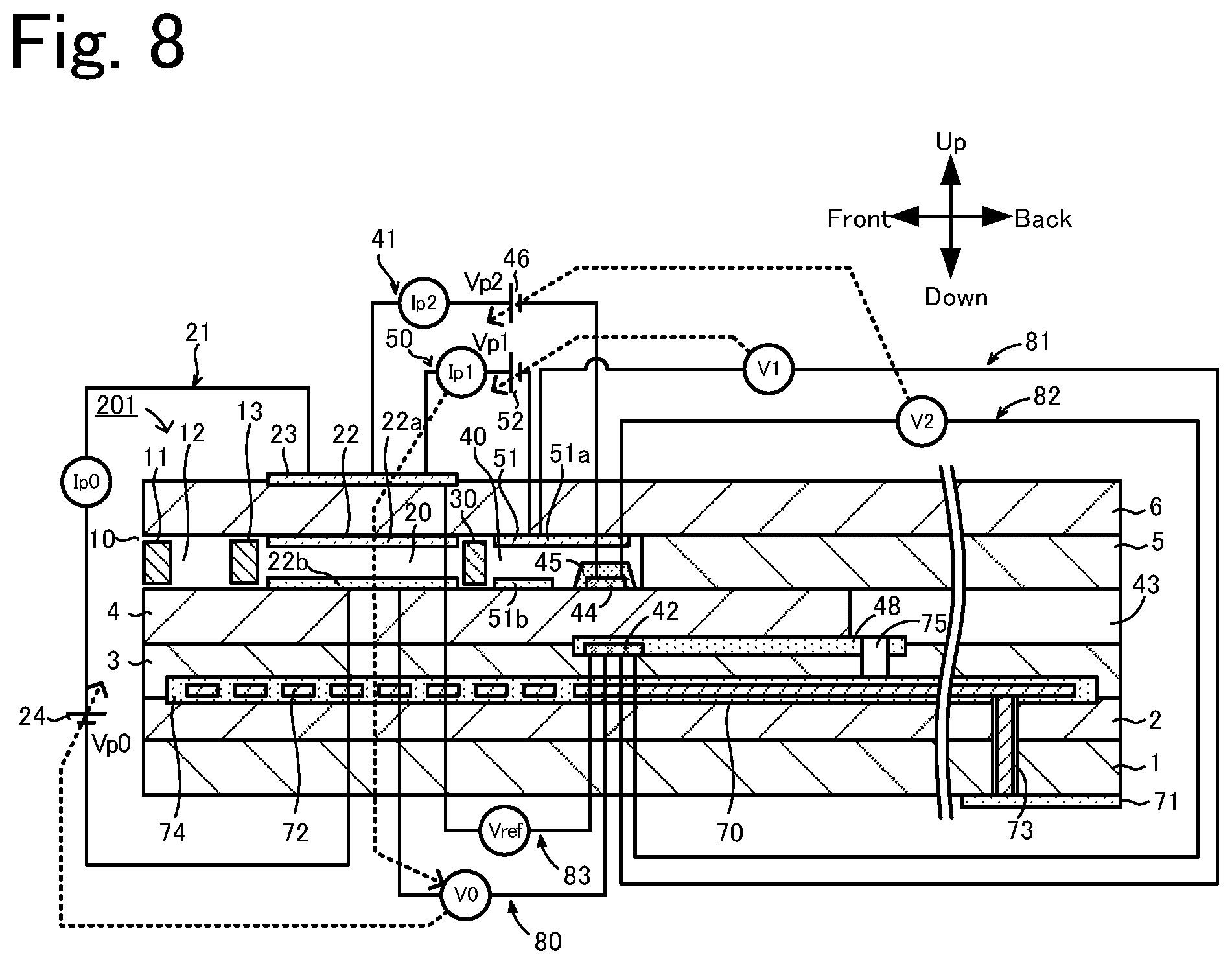 Patent US12366550 Figure 6 – Gas sensor