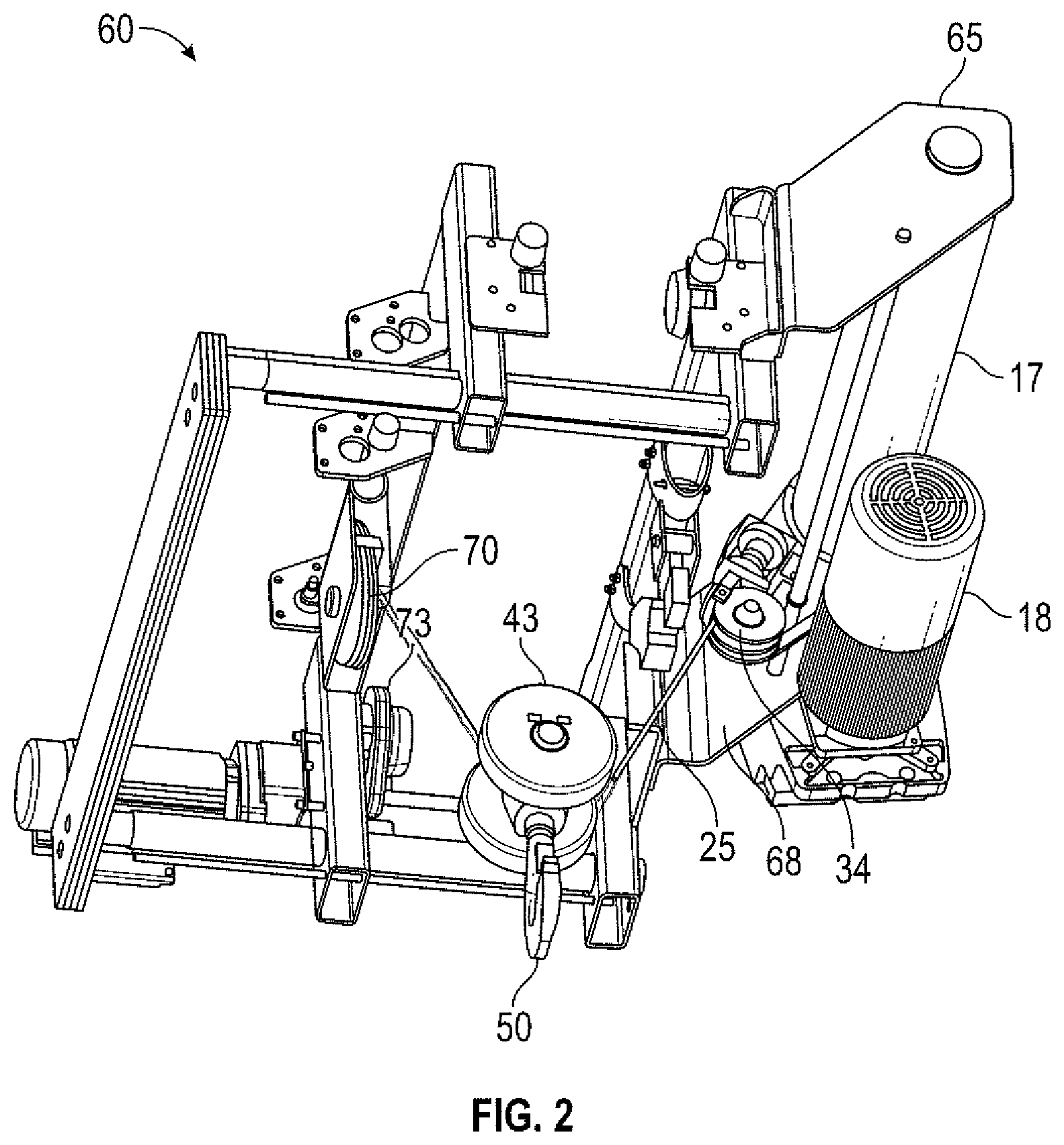 Patent US12366553 Figure 2 – Integrated rope defect sensing system