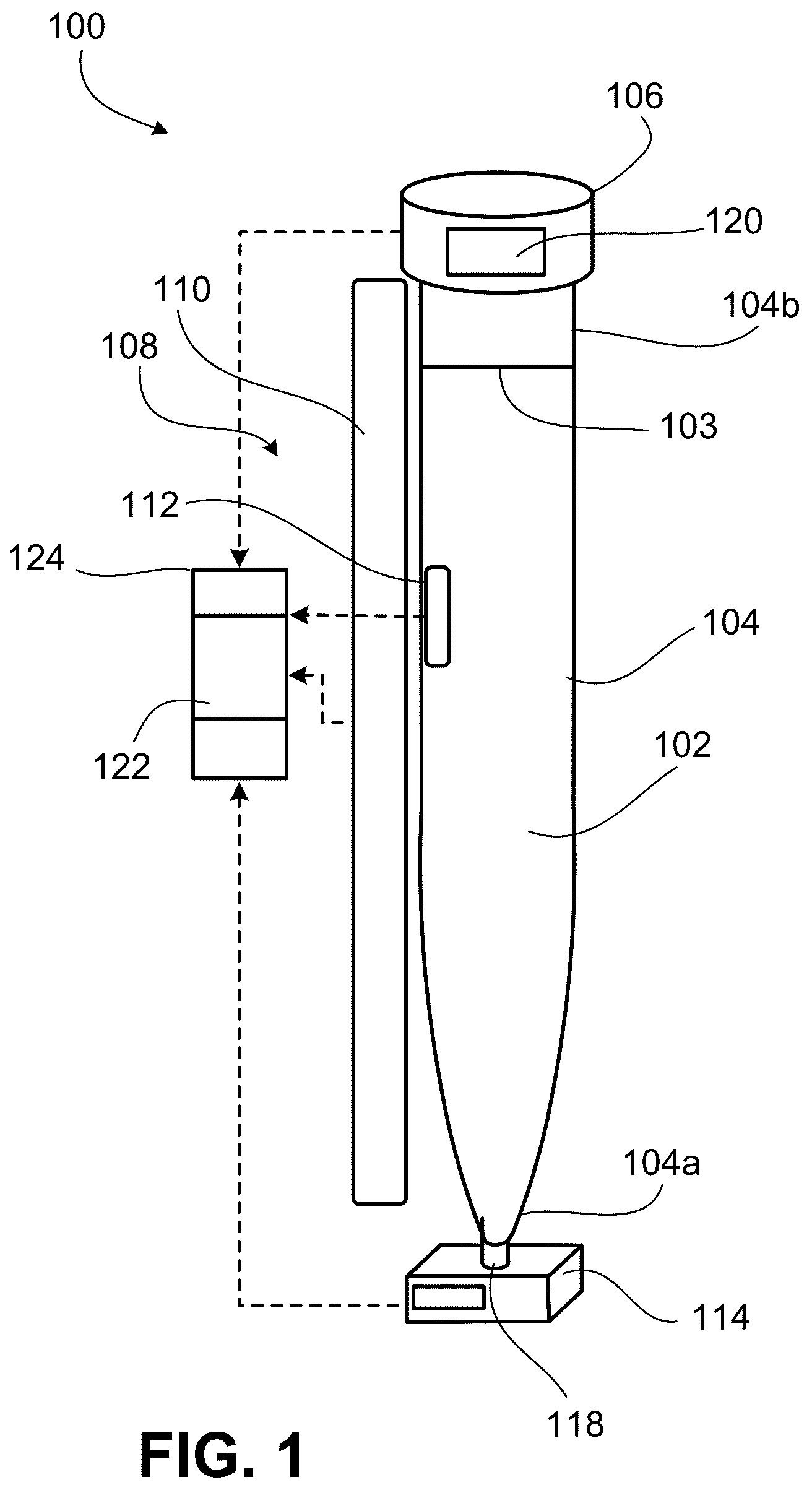 Patent US12366554 Figure 1 – Gaseous bubble system and method to measure gelation time