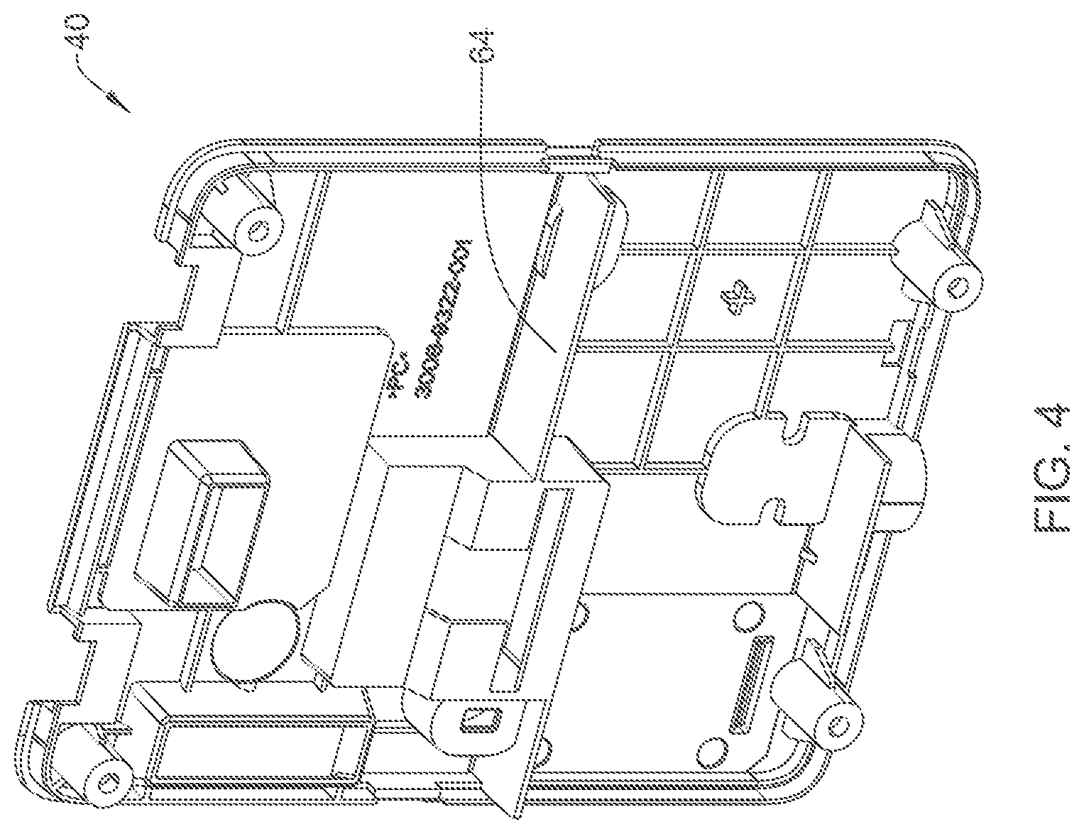 Patent US12366564 Figure 4 – Wall mountable sensor module with improved IAQ sensor response time