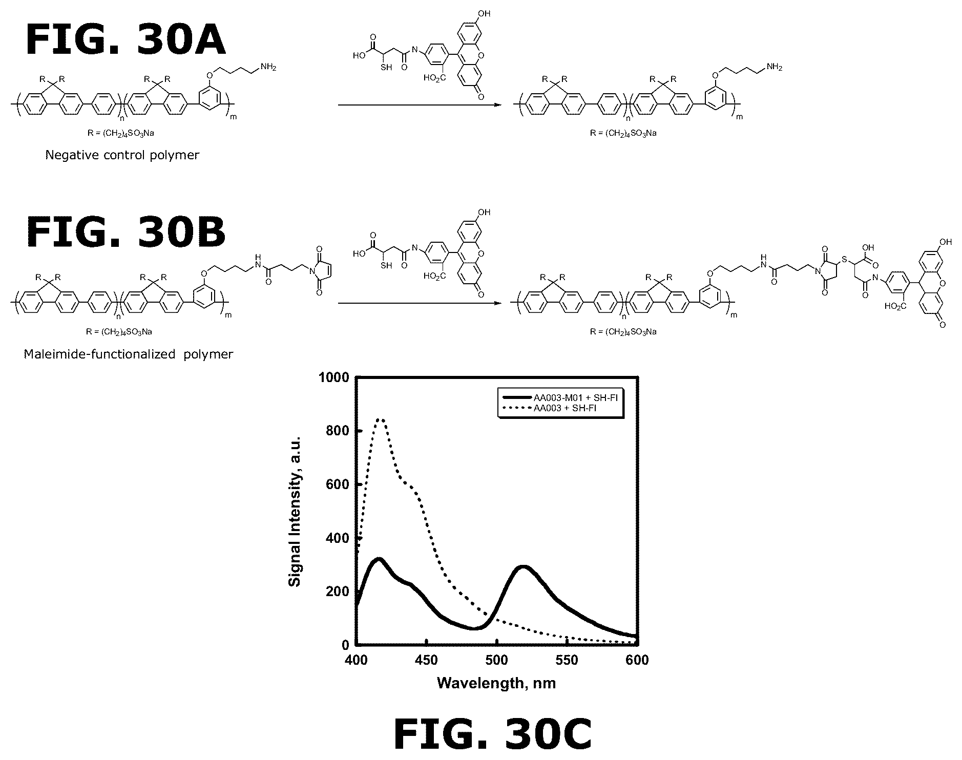 Patent US12366578 Figure 19 – Fluorescent methods and materials for directed biomarker signal amplification