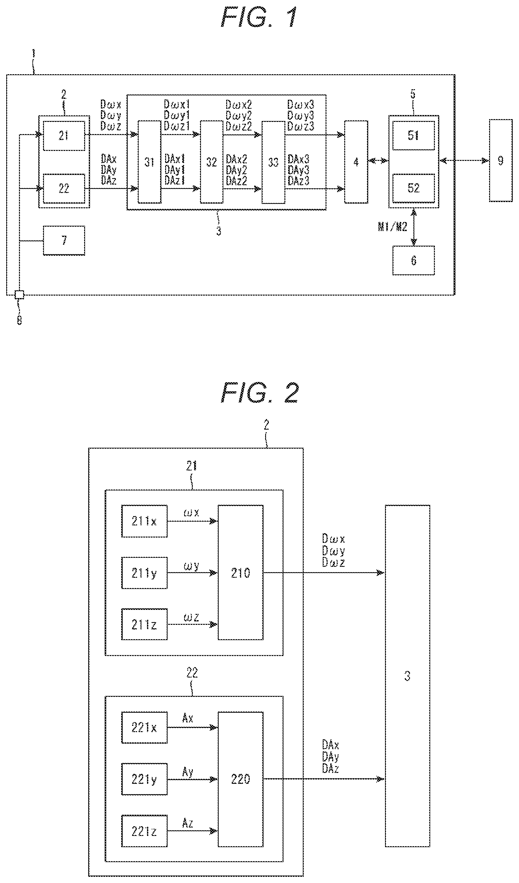 Patent US12366588 Figure 1 – Inertial measurement device and inertial measurement system
