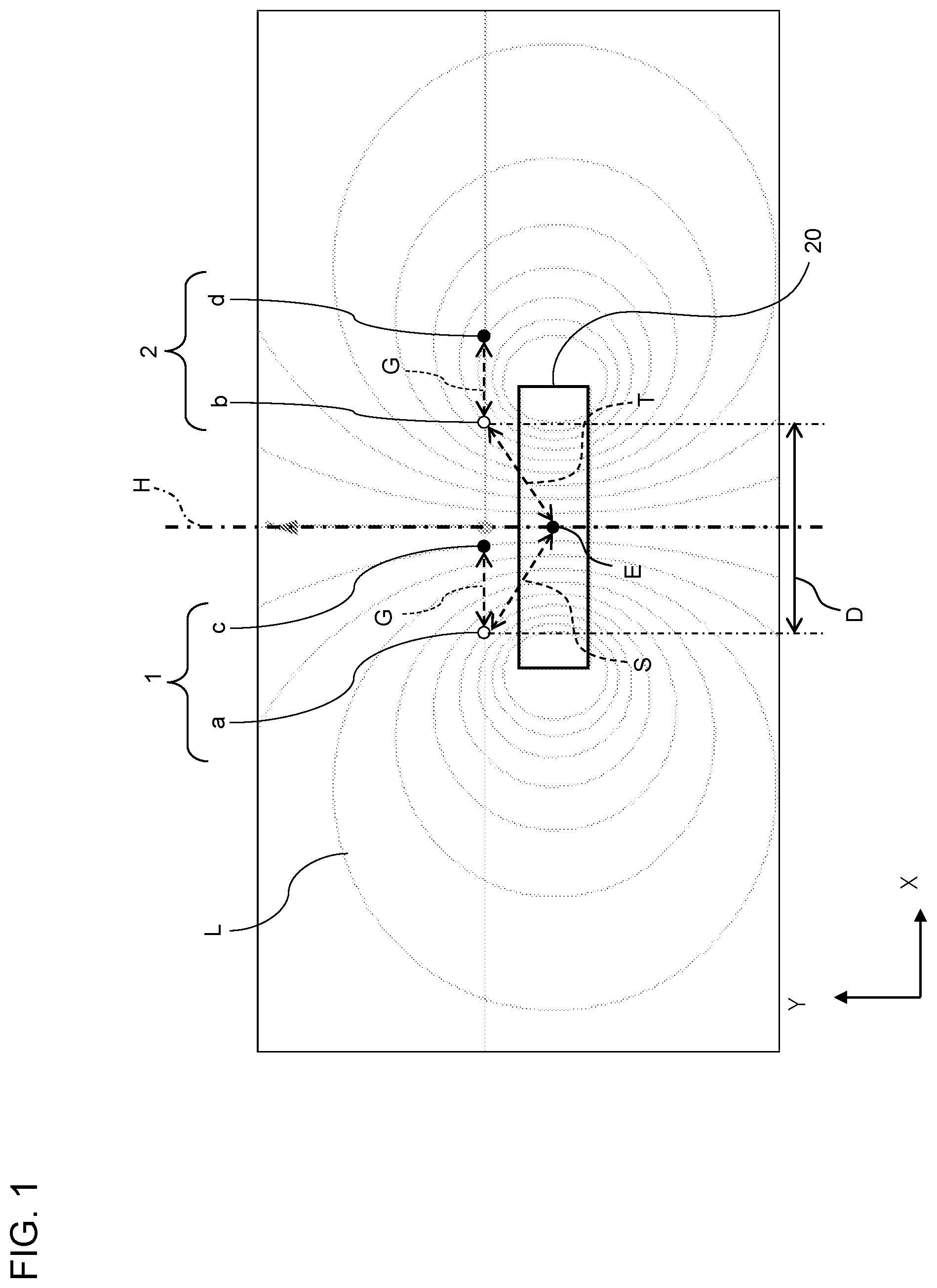 Patent US12366592 Figure 1 – Electric current detection apparatus