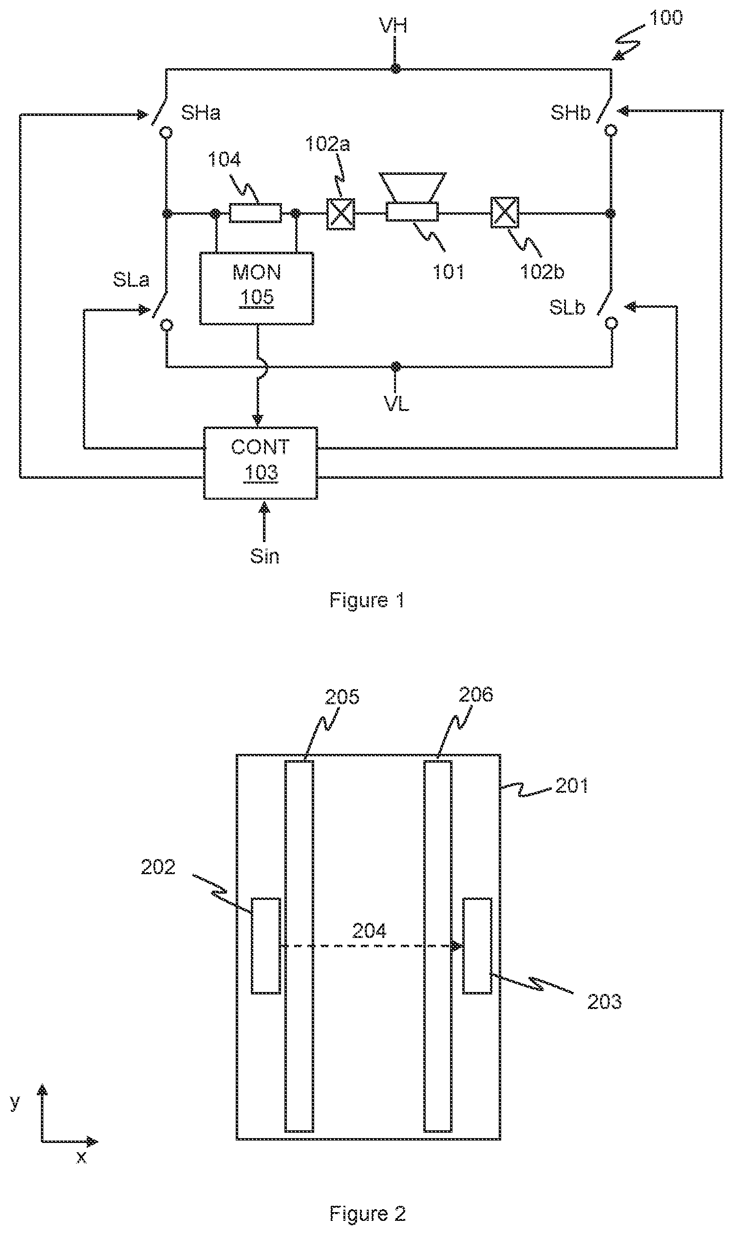 Patent US12366594 Figure 1 – Current sensing