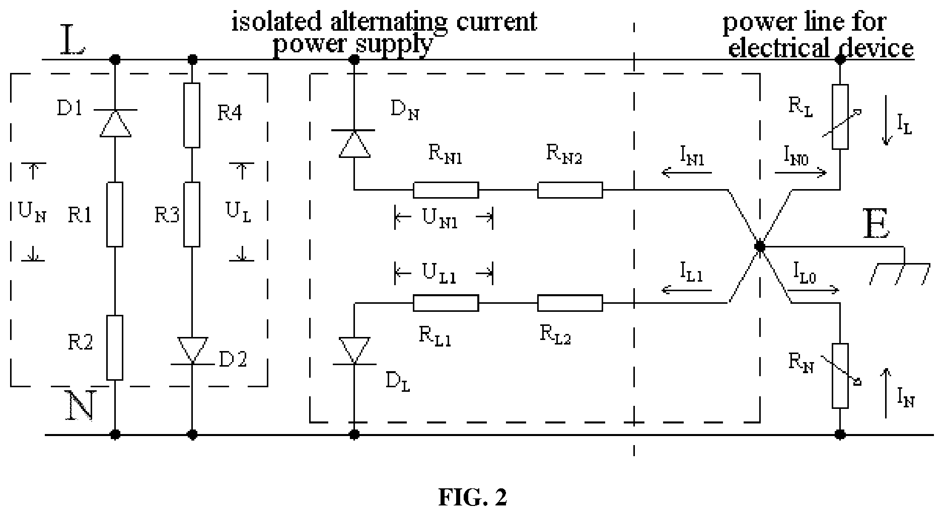 Patent US12366597 Figure 2 – Grounding impedance measuring circuit and grounding impedance measuring method