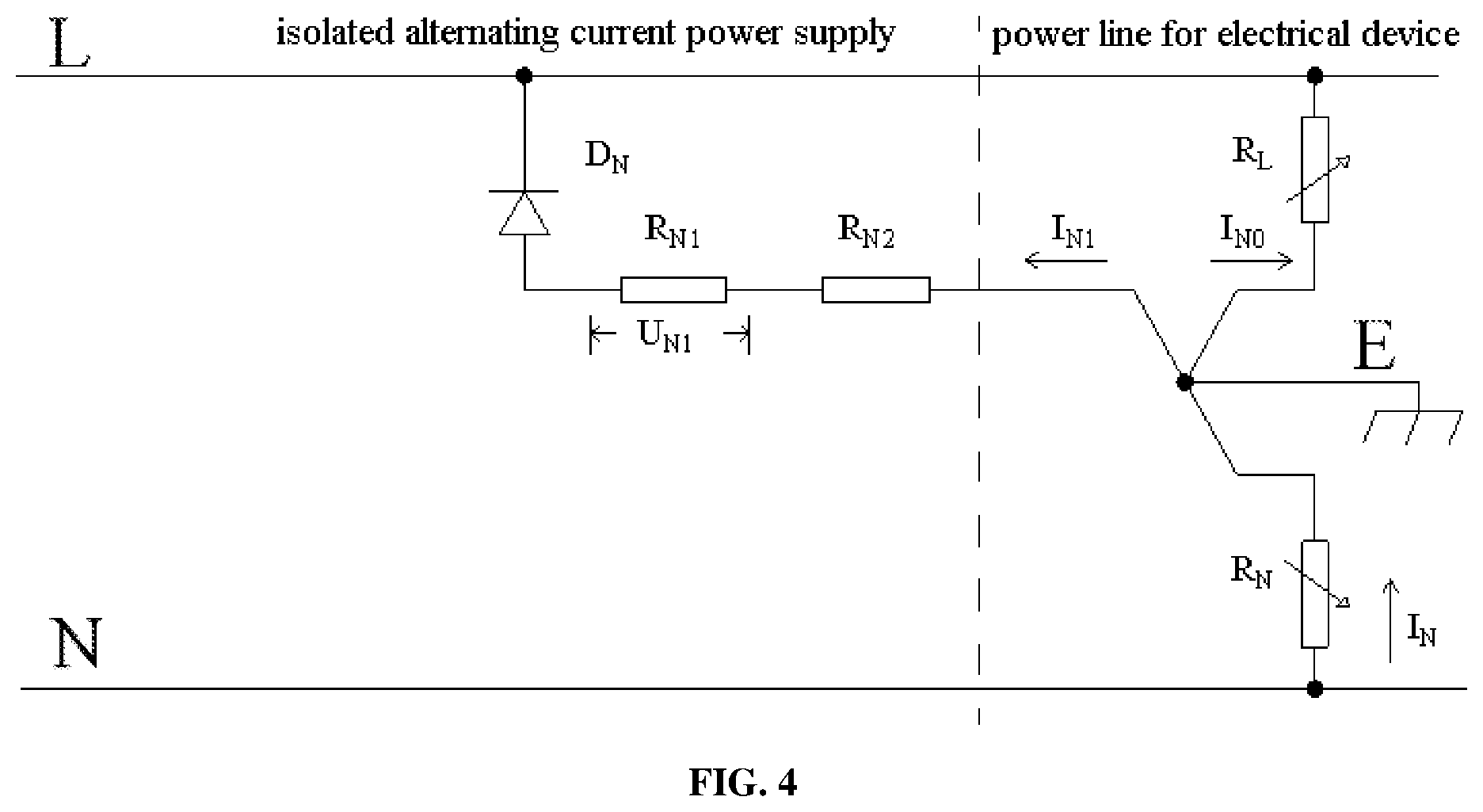 Patent US12366597 Figure 4 – Grounding impedance measuring circuit and grounding impedance measuring method