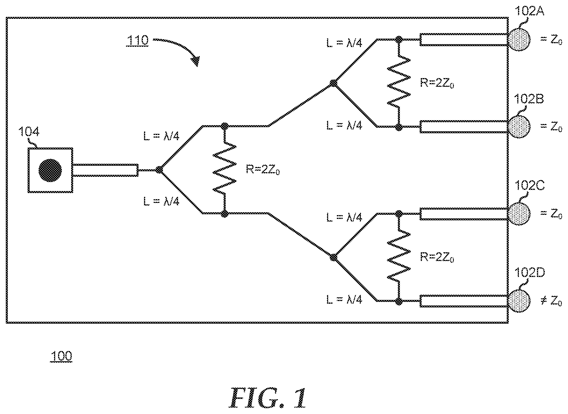 Patent US12366601 Figure 1 – Channel impedance measurement instrument