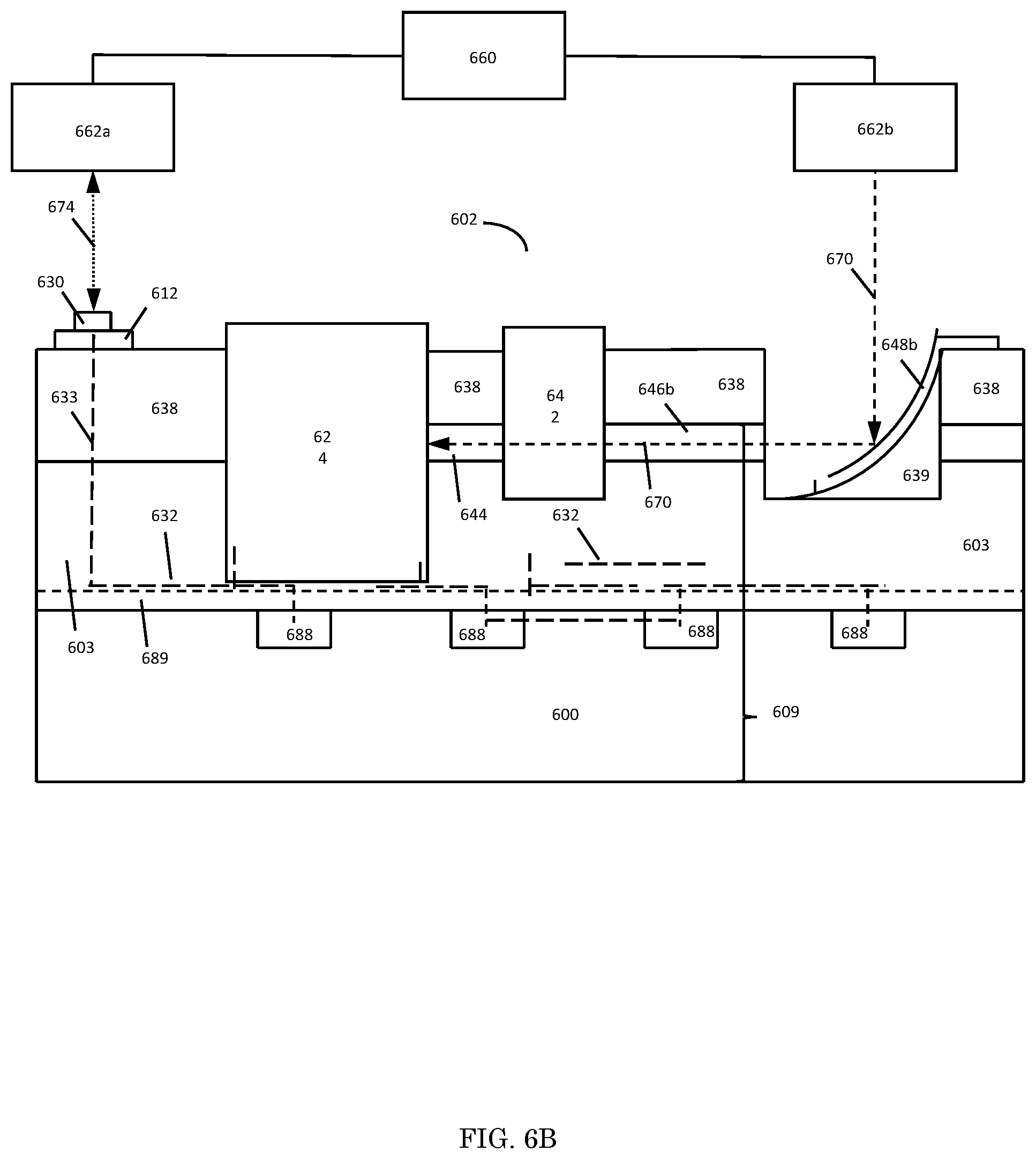 Patent US12366603 Figure 14 – Structure and method for testing of PIC with an upturned mirror