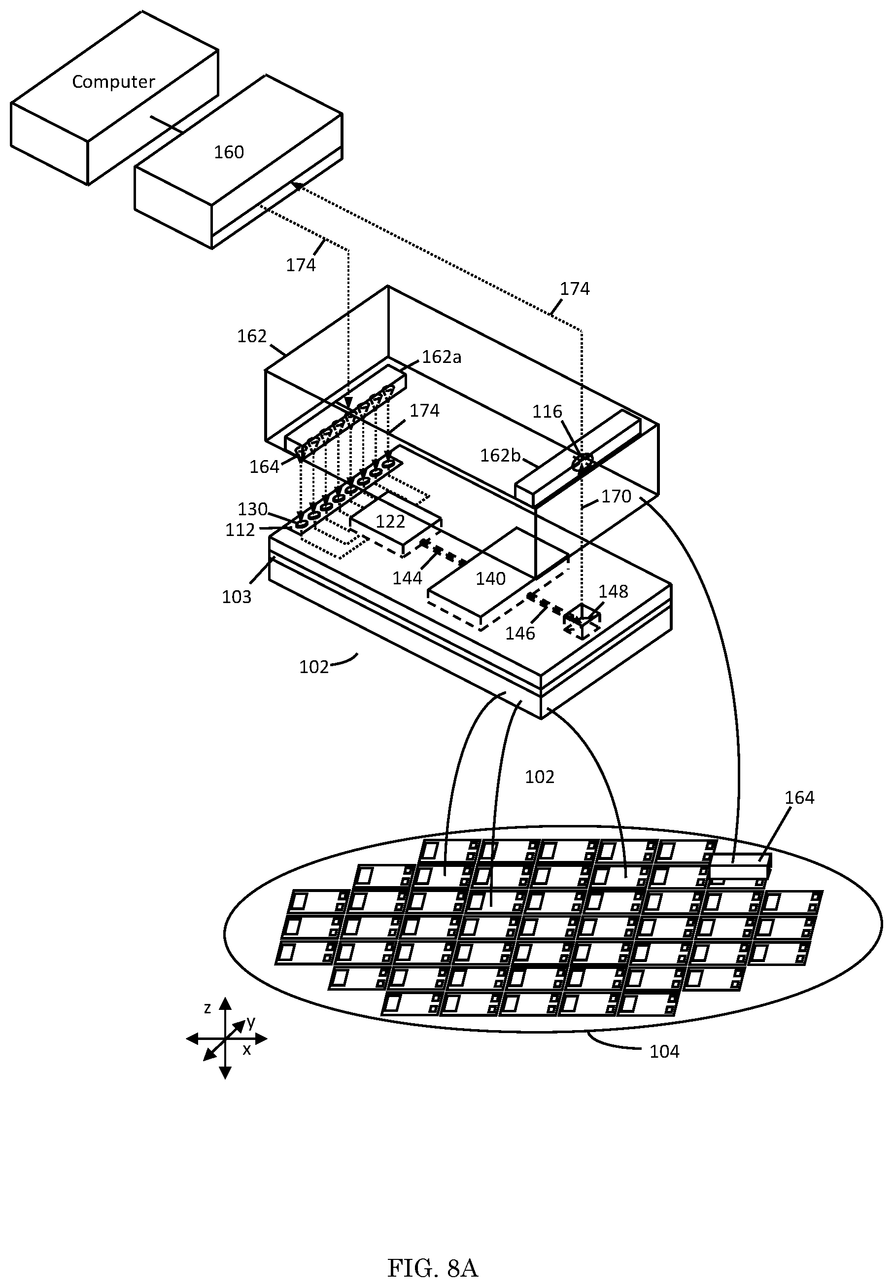Patent US12366603 Figure 17 – Structure and method for testing of PIC with an upturned mirror