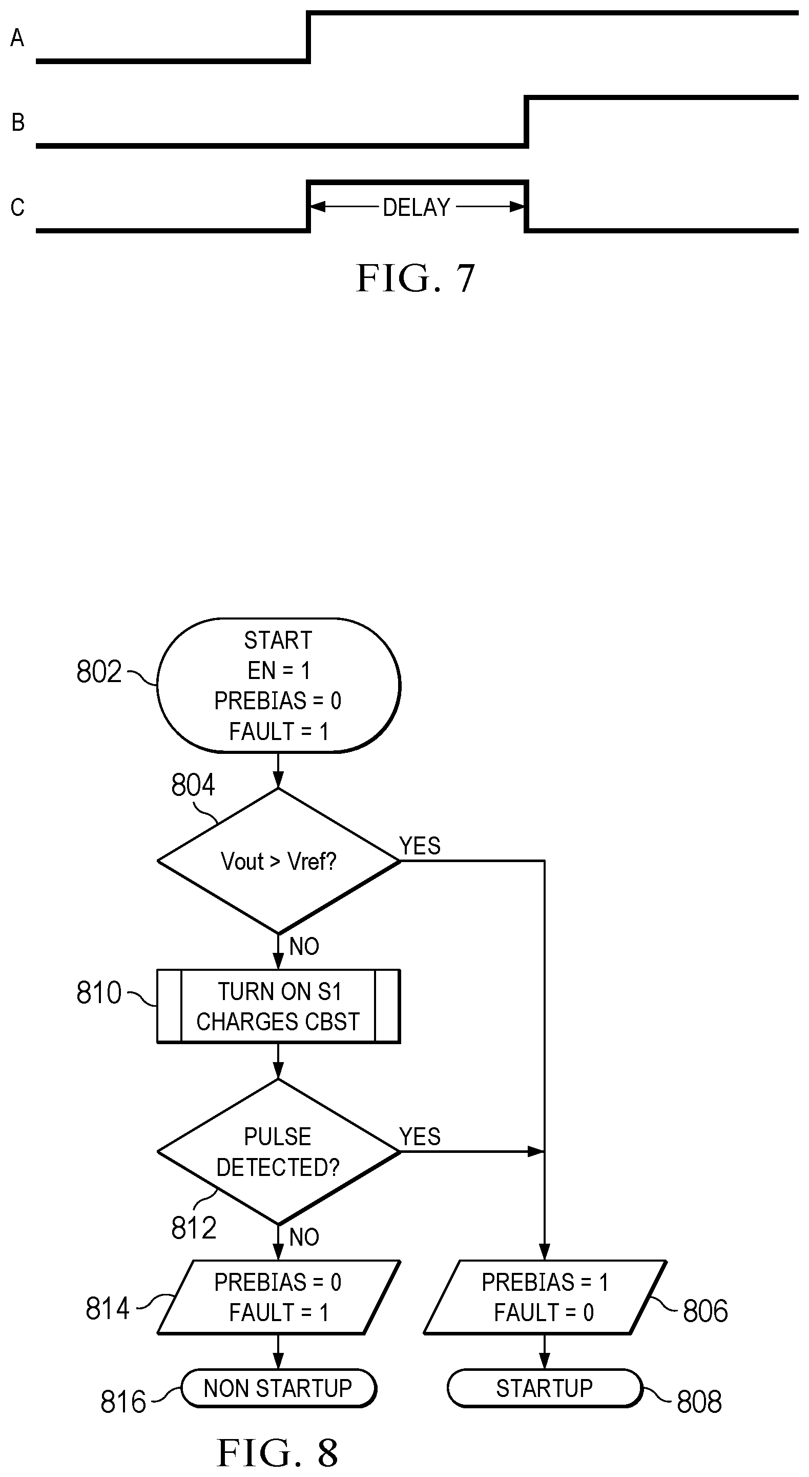 Patent US12366607 Figure 7 – Fault detection circuit