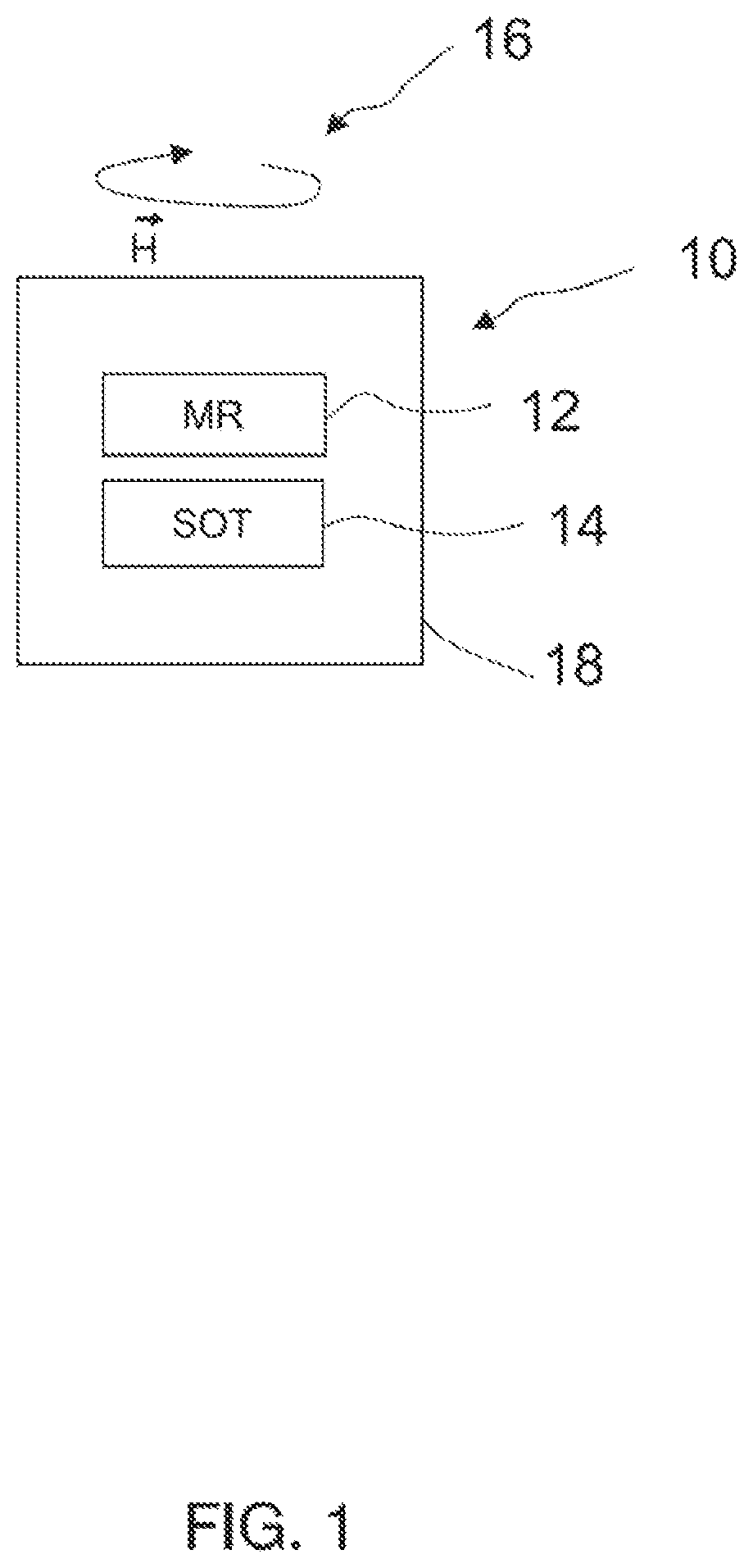 Patent US12366616 Figure 1 – Magnetic field sensor, method for producing same, and method for measuring a magnetic field