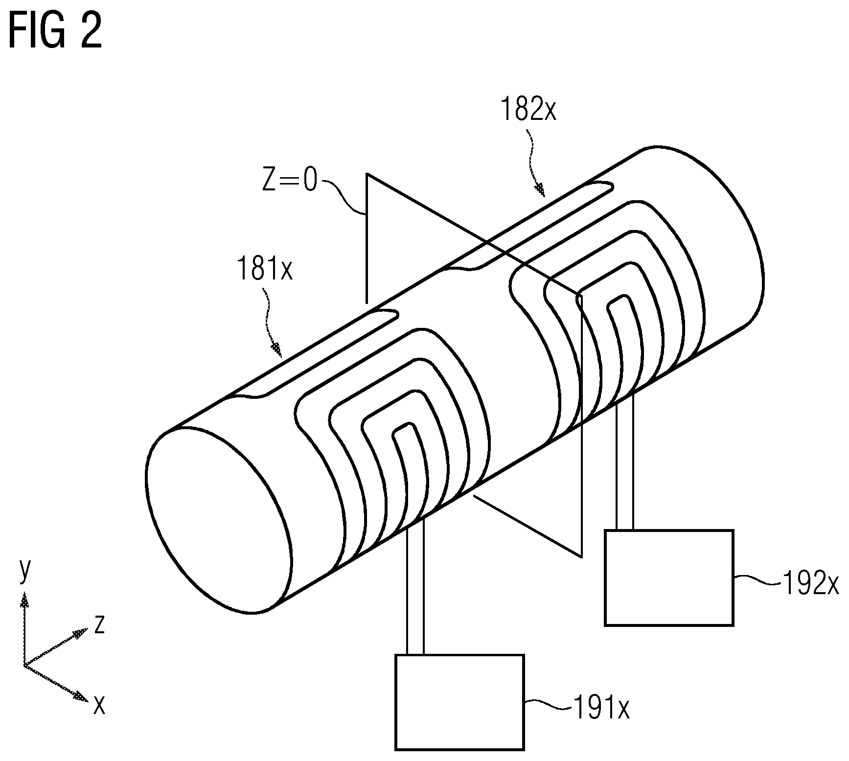 Patent US12366621 Figure 2 – Method for calibrating gradient amplifiers of a magnetic resonance apparatus, magnetic resonance apparatus, and computer program product
