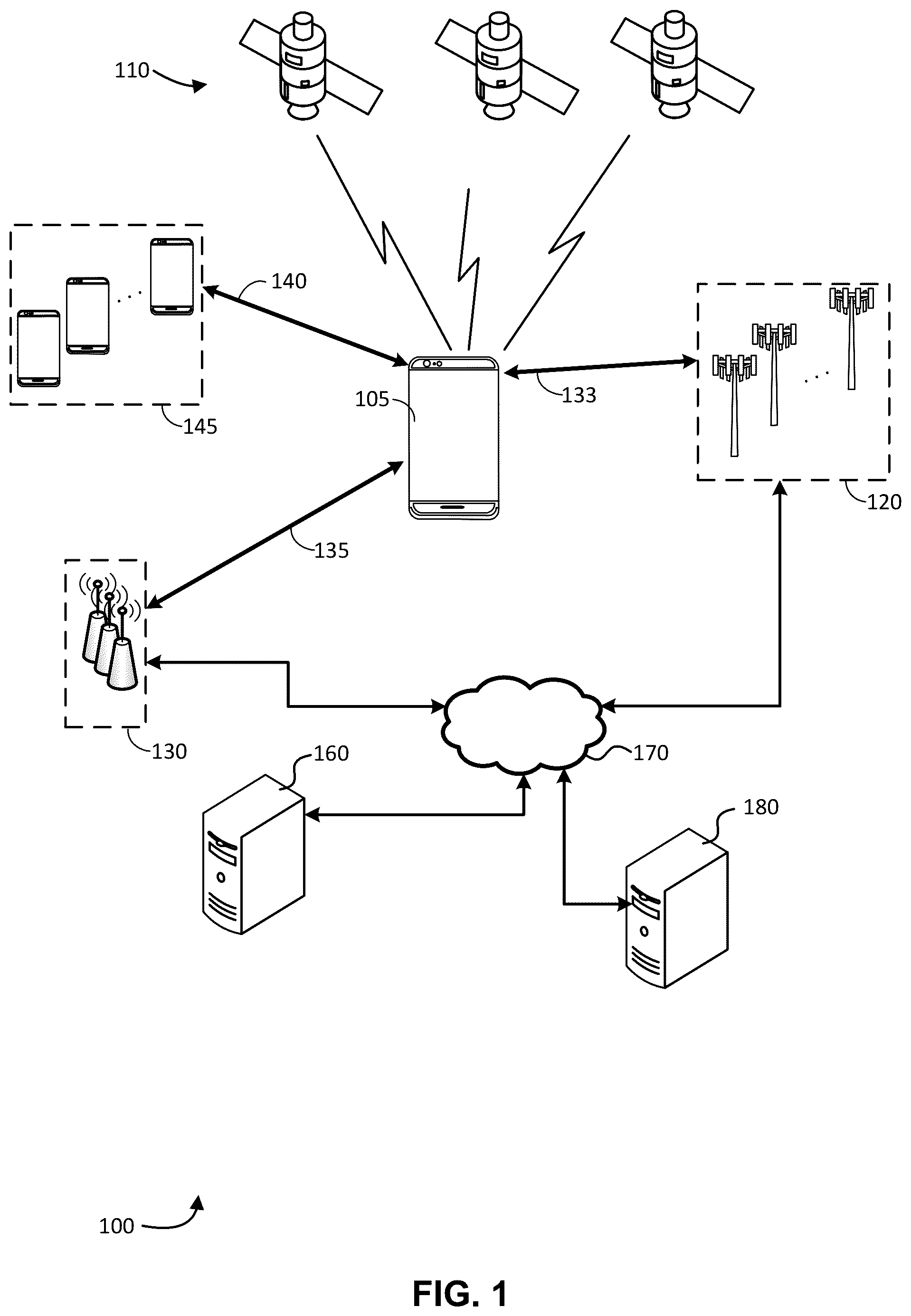 Patent US12366629 Figure 1 – Assistance information for sidelink-assisted positioning