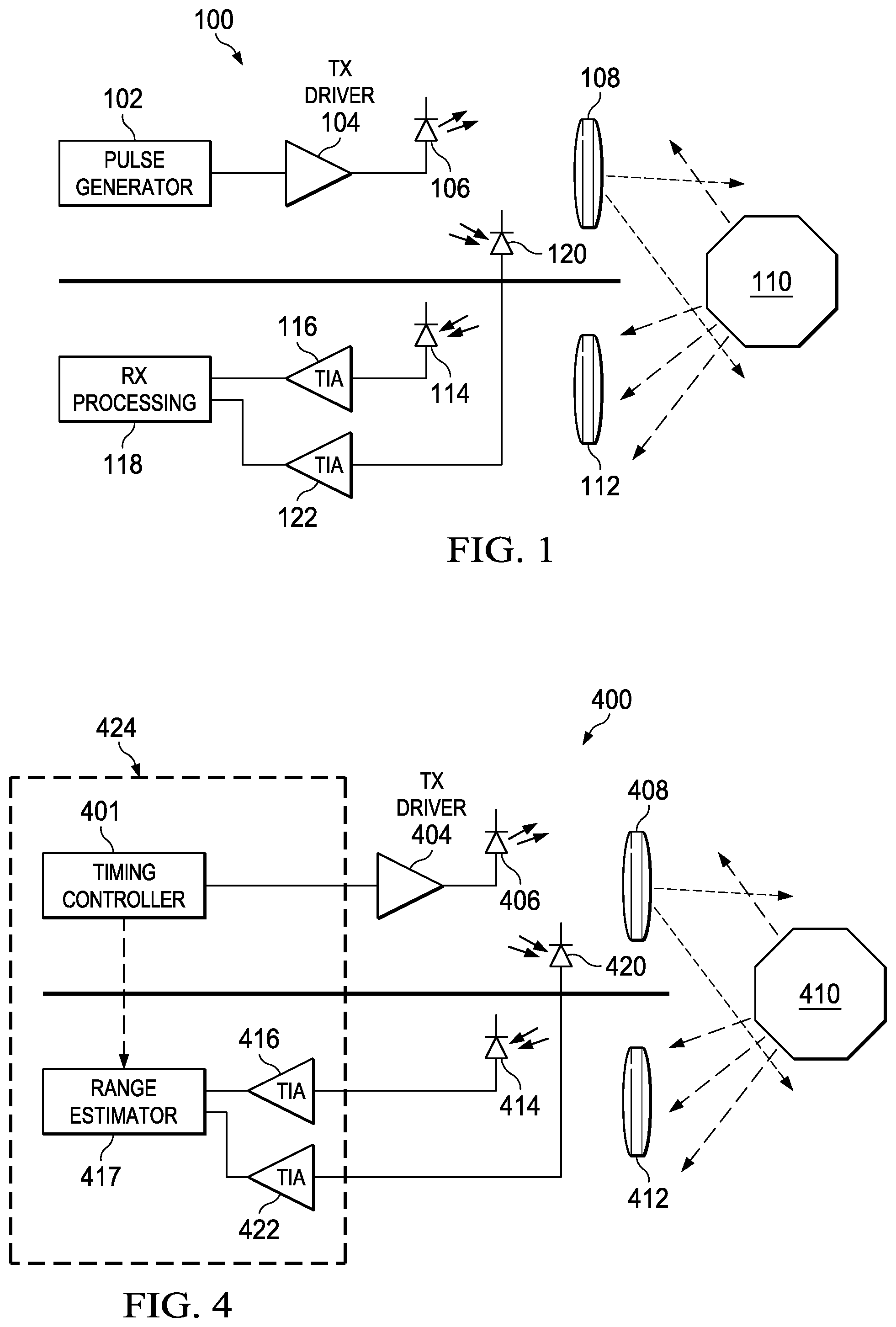 Patent US12366642 Figure 1 – Methods and apparatus for lidar operation with sequencing of pulses